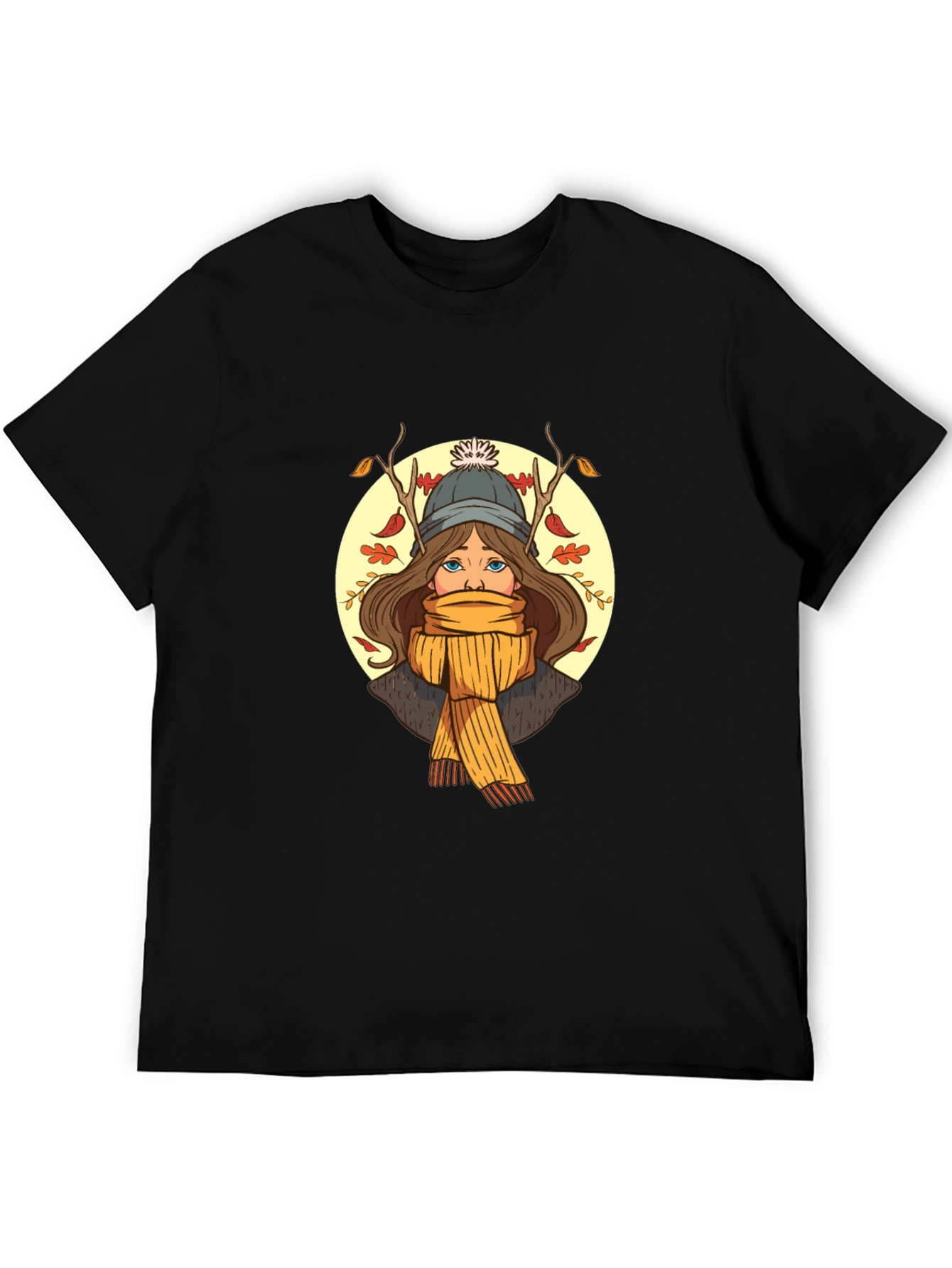 Autumn Girl Graphic Tee - Stylish Unisex T-Shirt