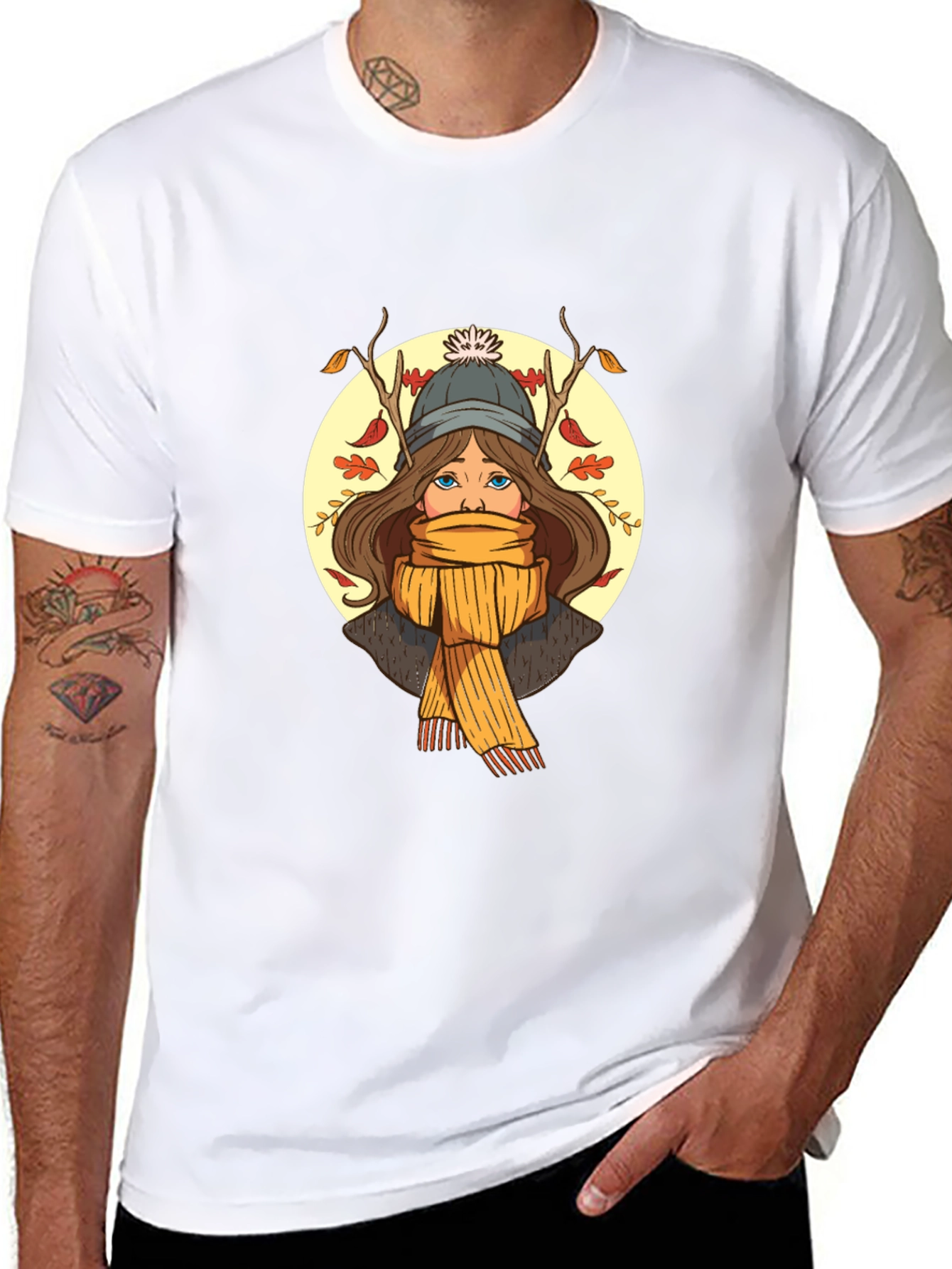Autumn Girl Graphic Tee - Stylish Unisex T-Shirt