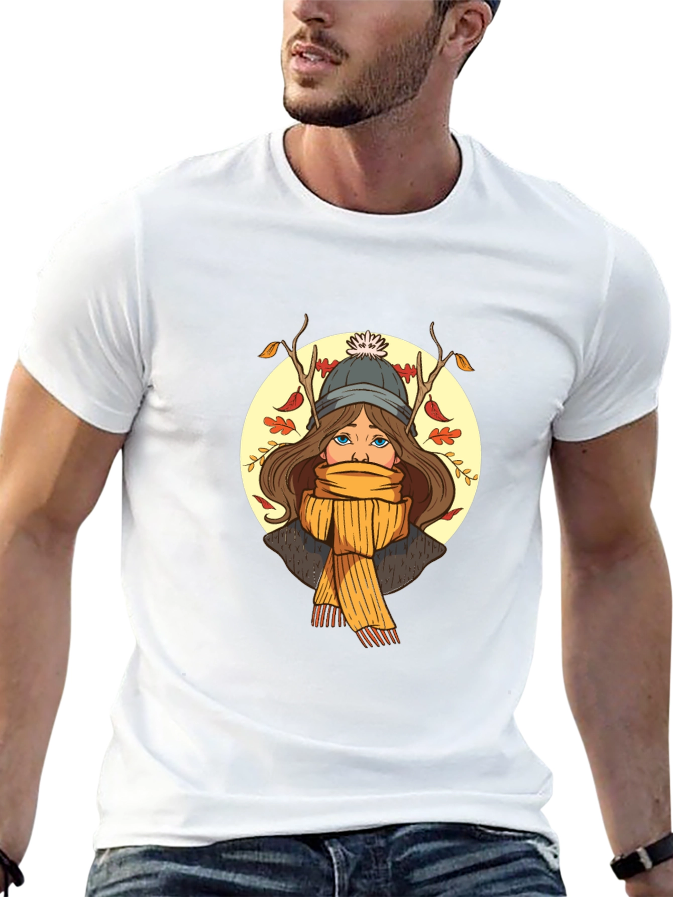 Autumn Girl Graphic Tee - Stylish Unisex T-Shirt