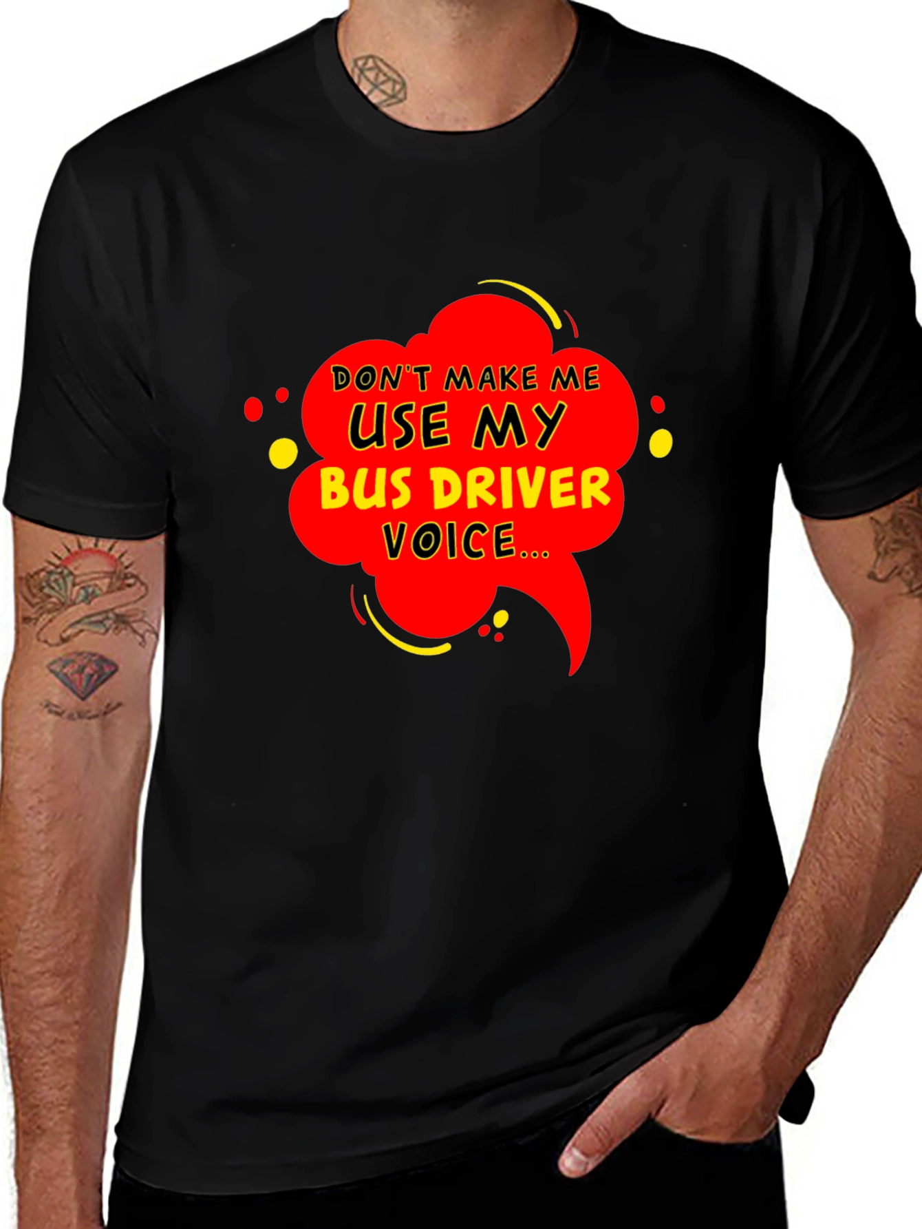 Bus Driver Voice T-Shirt - Funny Graphic Tee