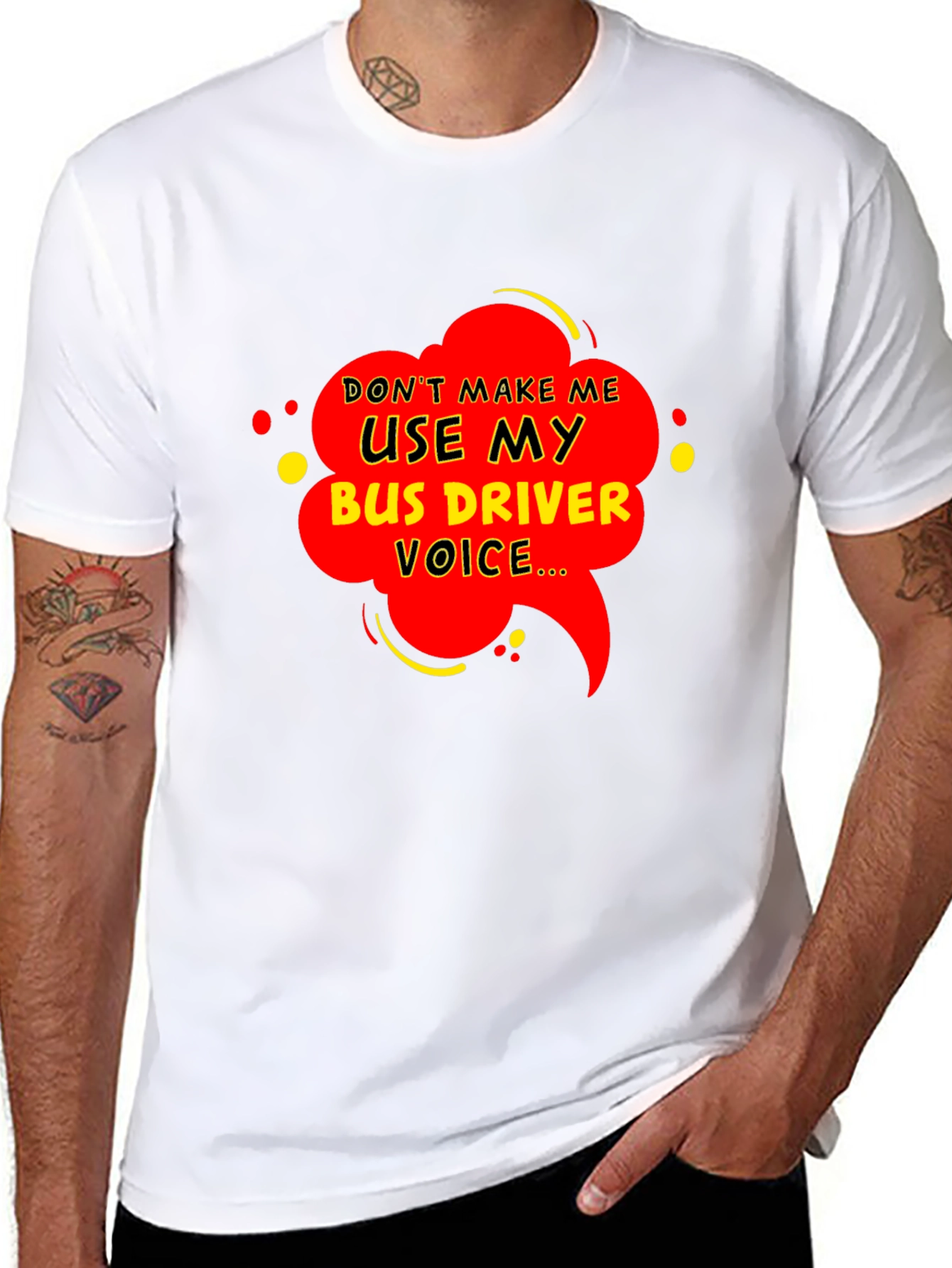 Bus Driver Voice T-Shirt - Funny Graphic Tee