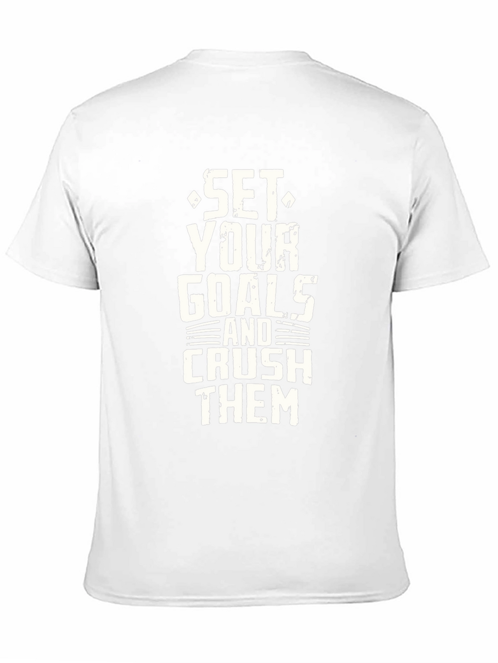 Set Your Goals Graphic T-Shirt - Black