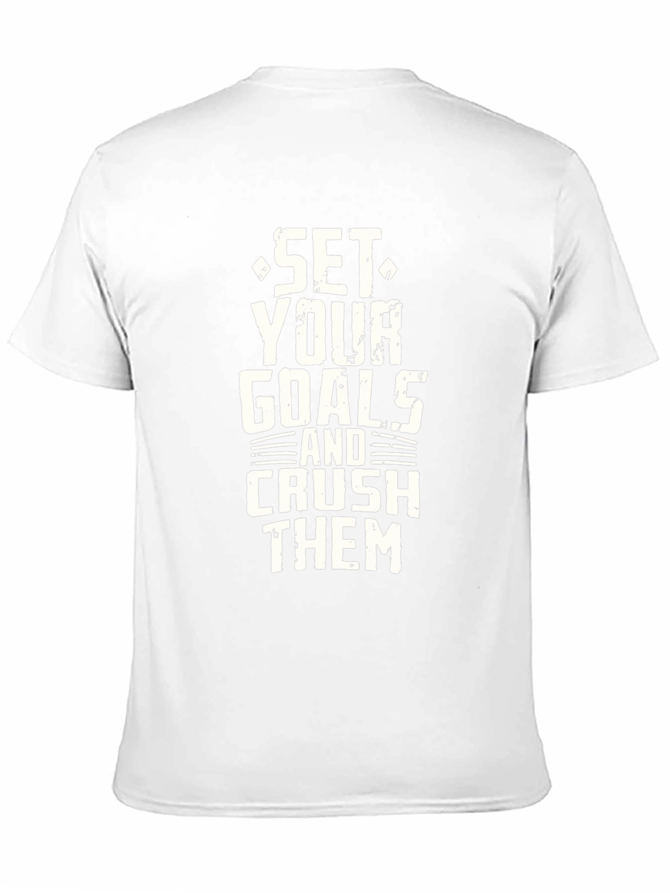 Set Your Goals Graphic T-Shirt - Black