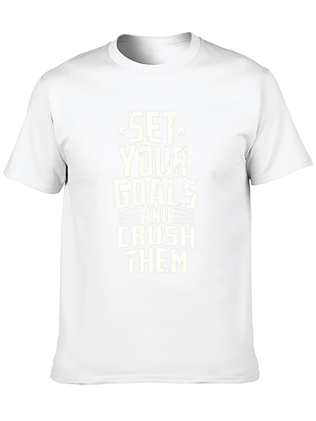 Set Your Goals Graphic T-Shirt - Black