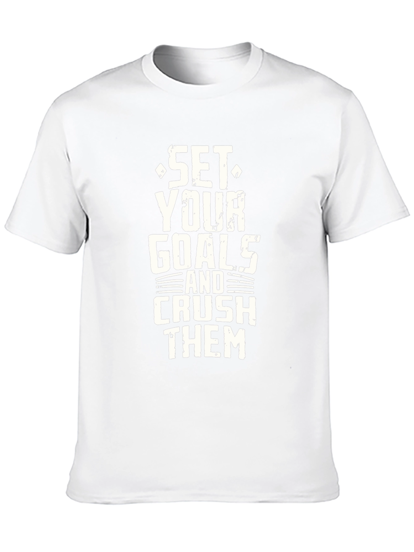 Set Your Goals Graphic T-Shirt - Black
