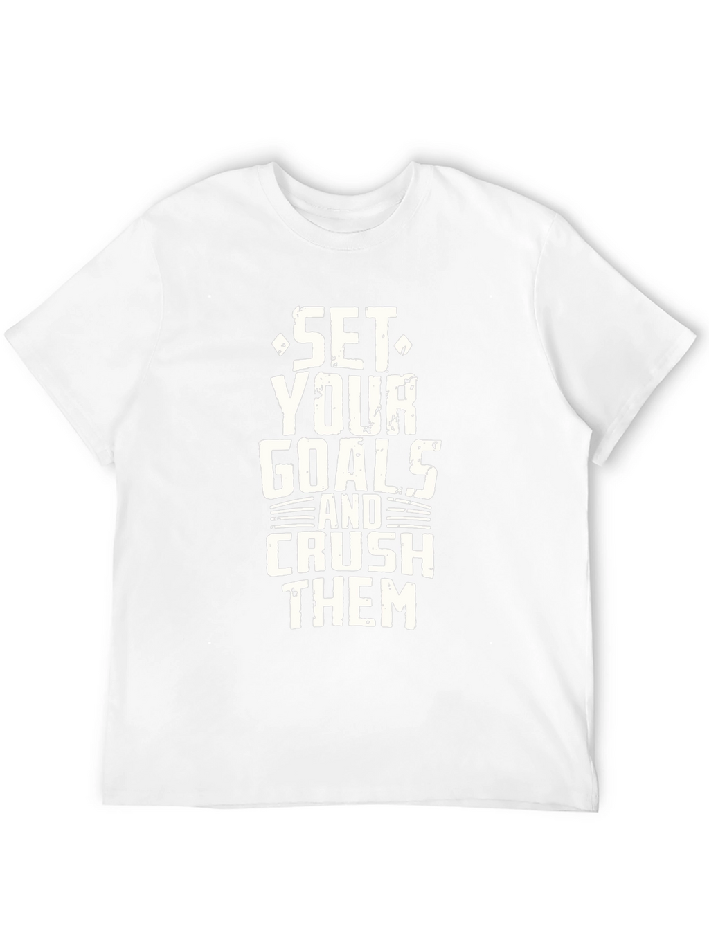 Set Your Goals Graphic T-Shirt - Black