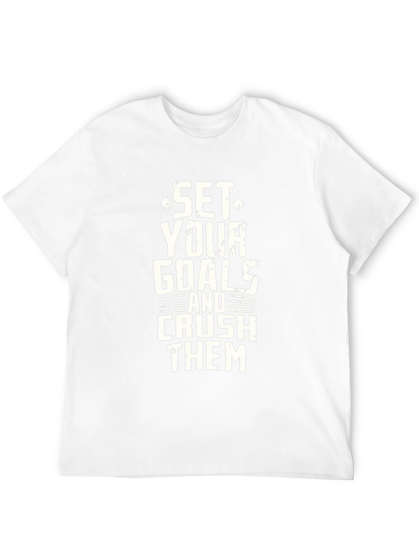 Set Your Goals Graphic T-Shirt - Black