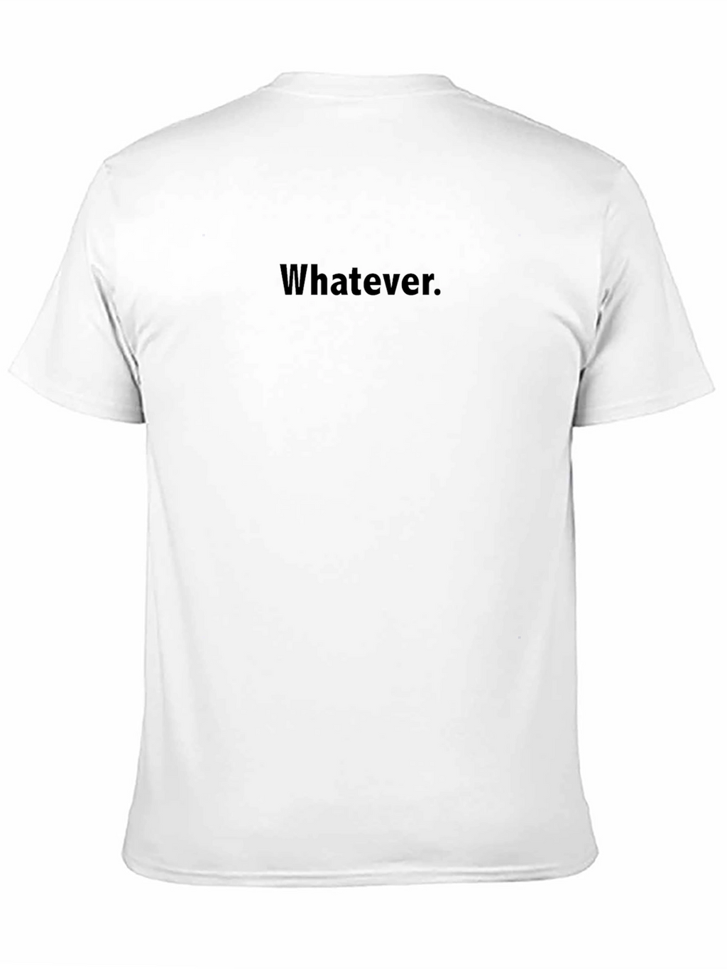 Whatever Black T-Shirt - Casual Style