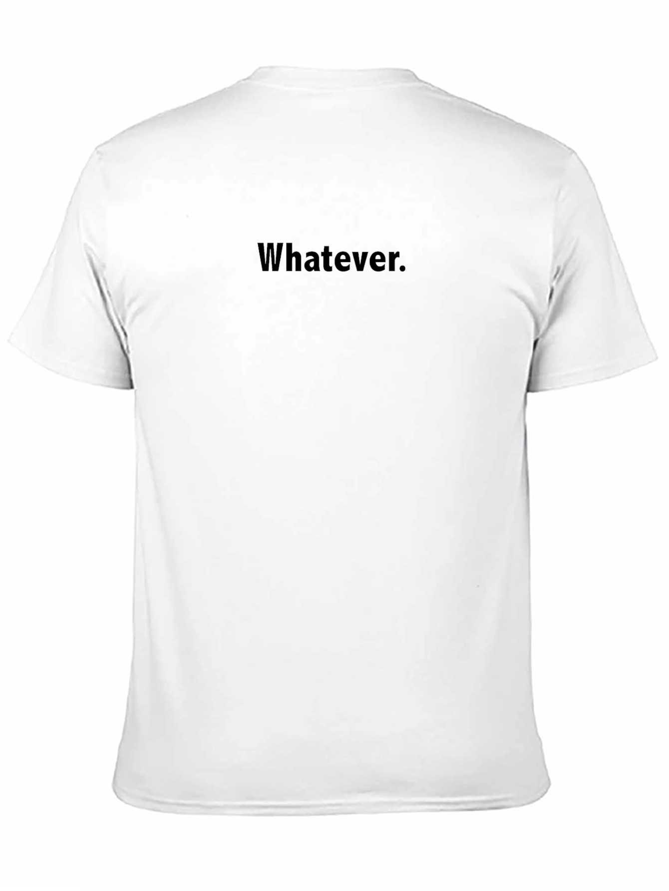 Whatever Black T-Shirt - Casual Style