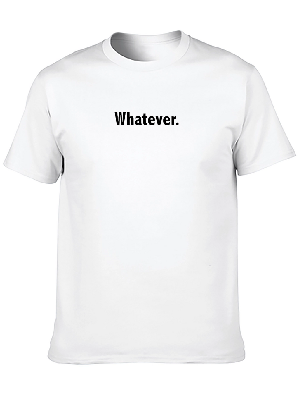 Whatever Black T-Shirt - Casual Style