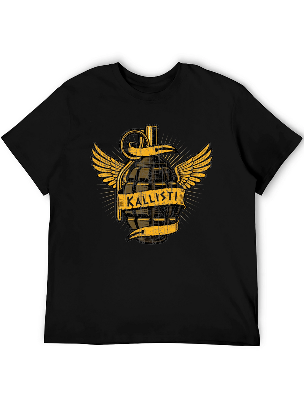 Kallisti Grenade Wings Graphic T-Shirt
