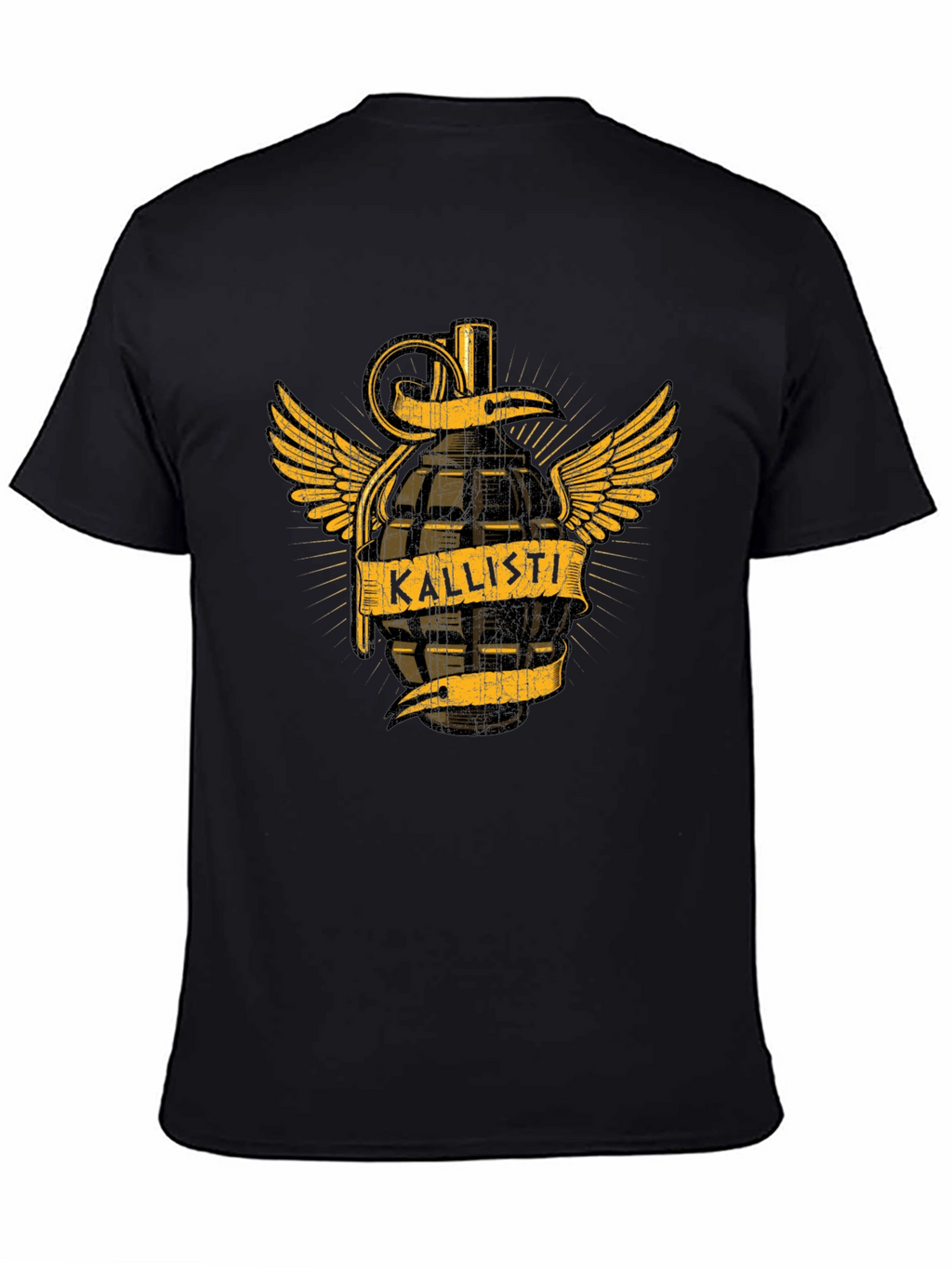 Kallisti Grenade Wings Graphic T-Shirt