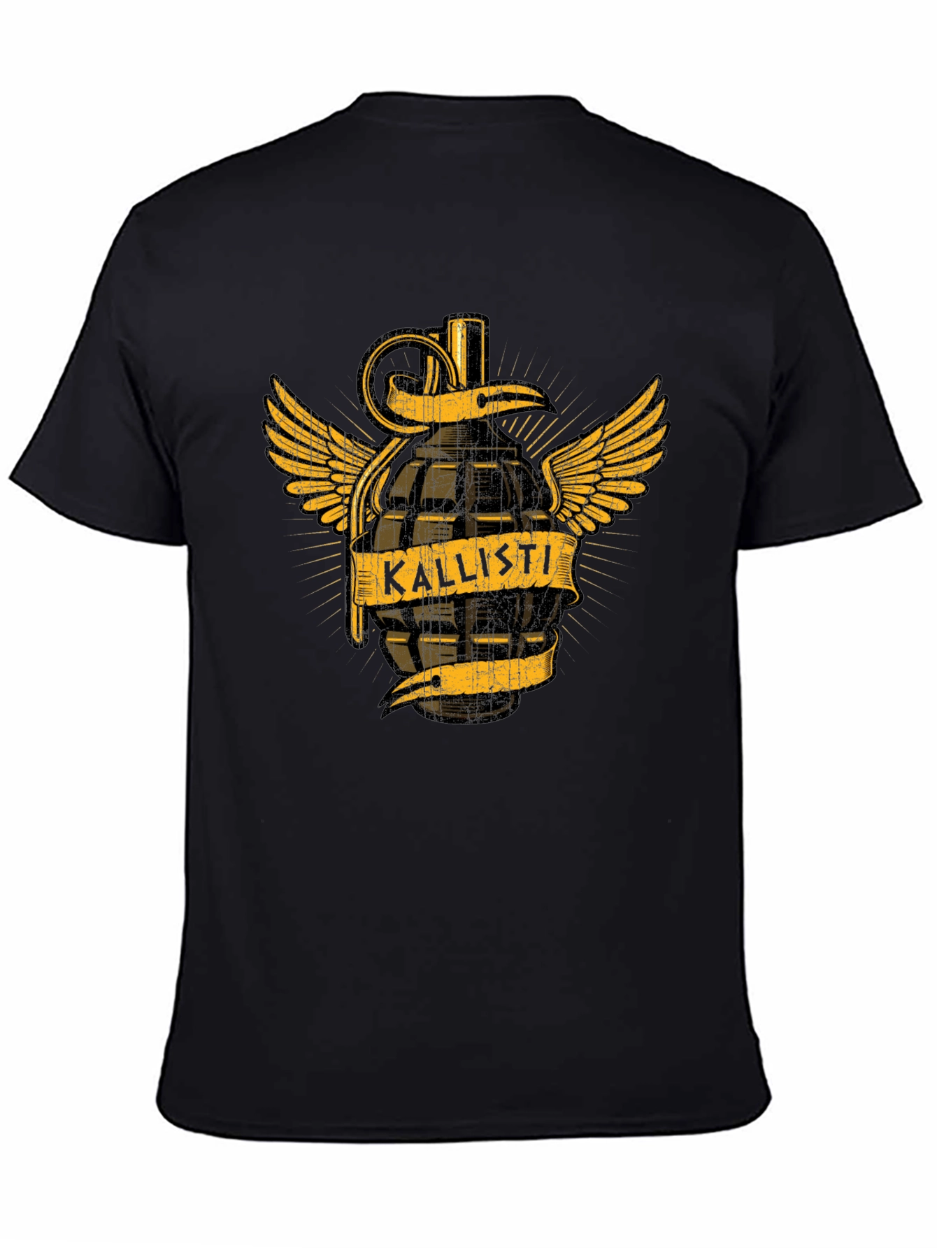 Kallisti Grenade Wings Graphic T-Shirt