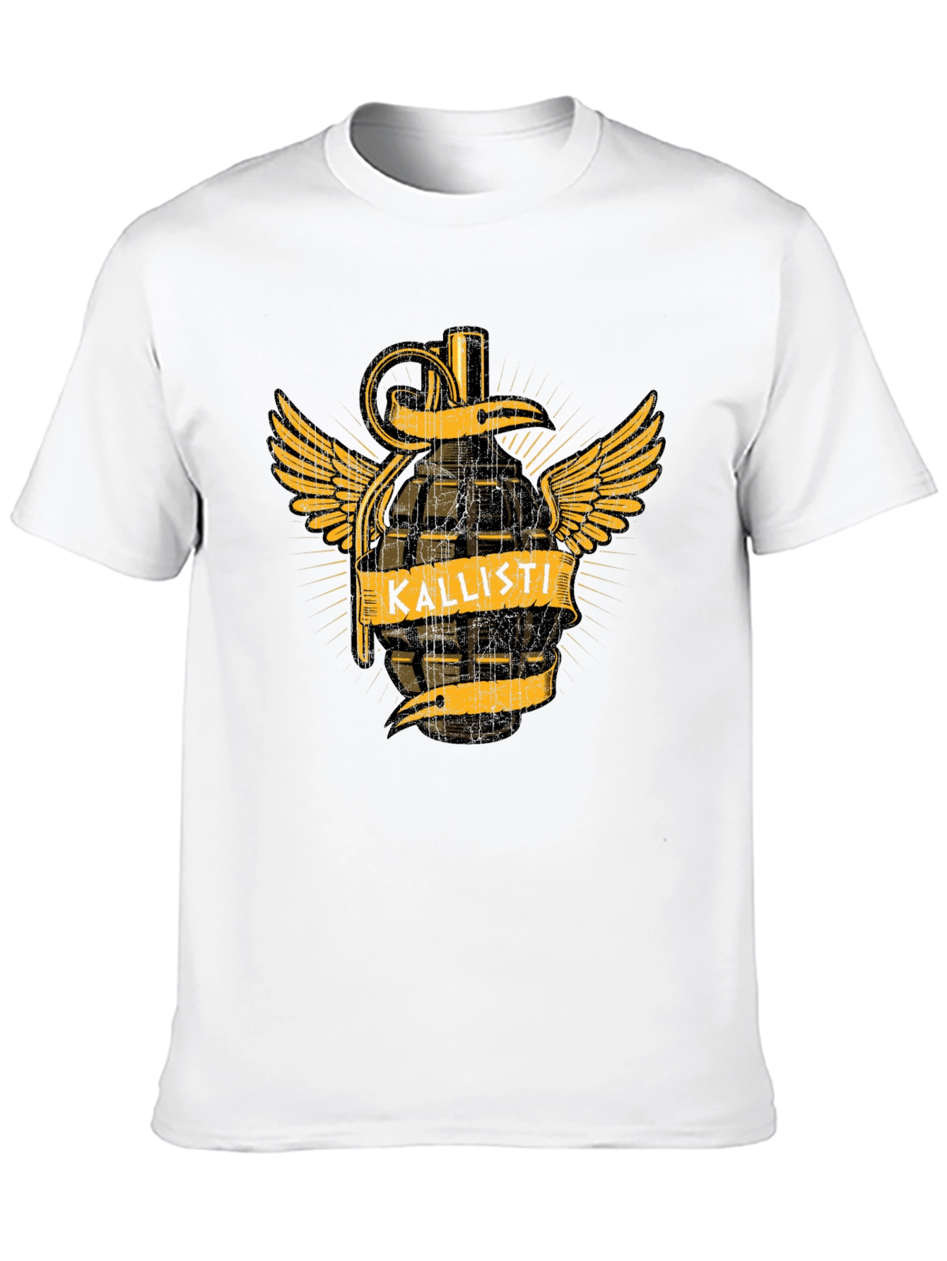 Kallisti Grenade Wings Graphic T-Shirt