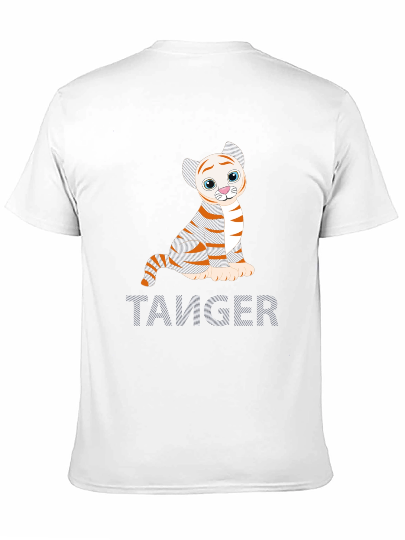 Cute Tiger Graphic Tee - Trendy Black T-Shirt