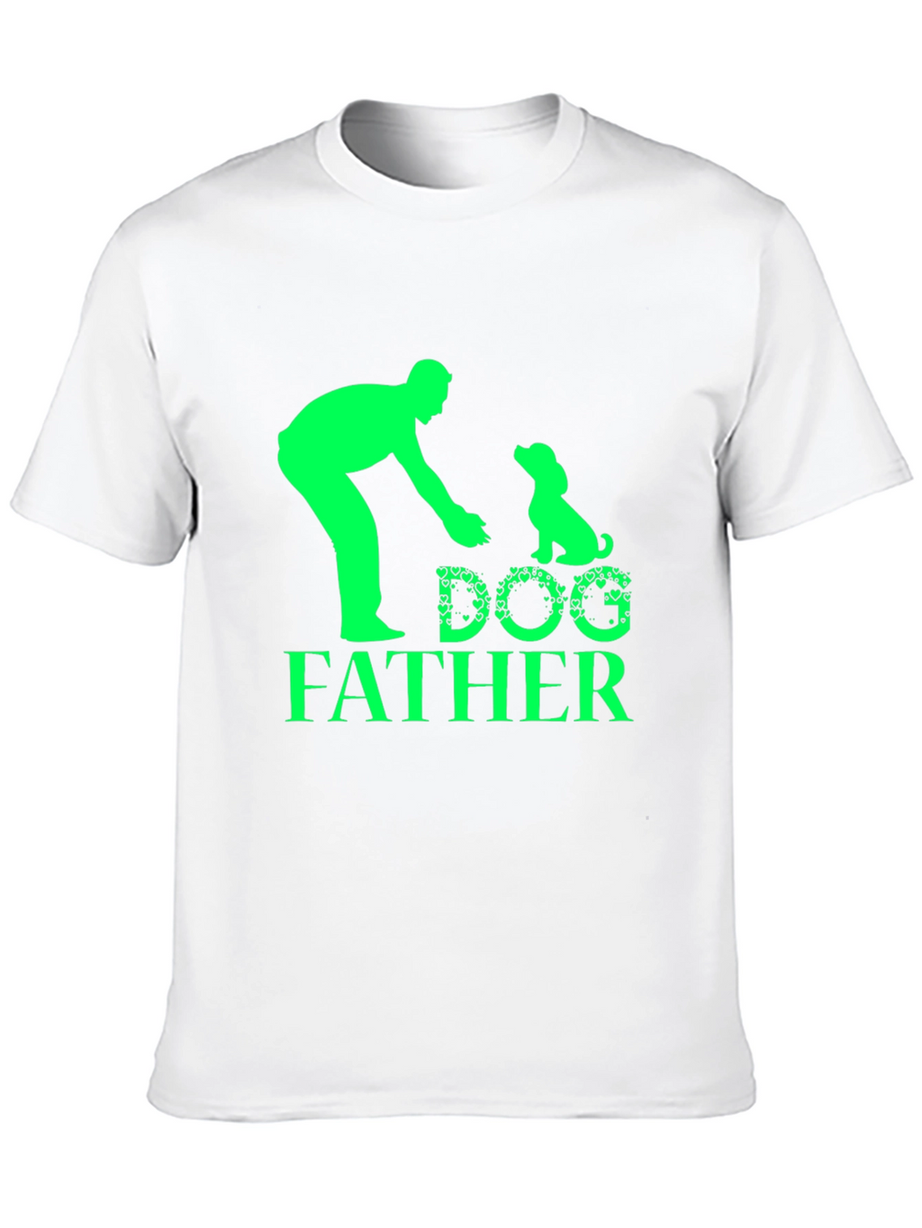 Dog Father Graphic Tee - Black