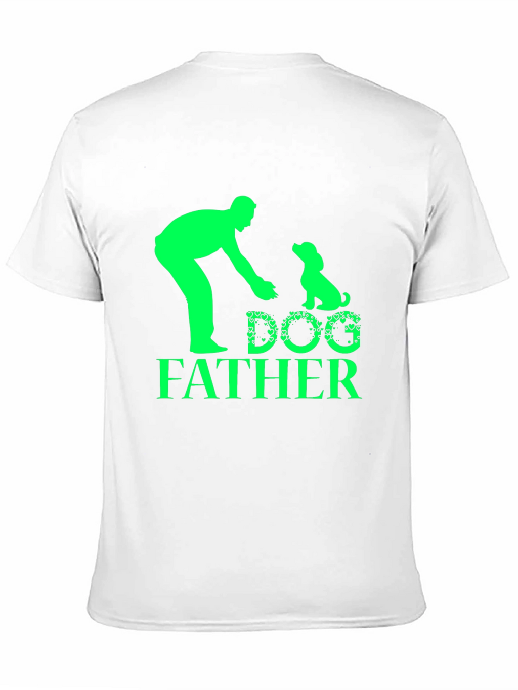 Dog Father Graphic Tee - Black
