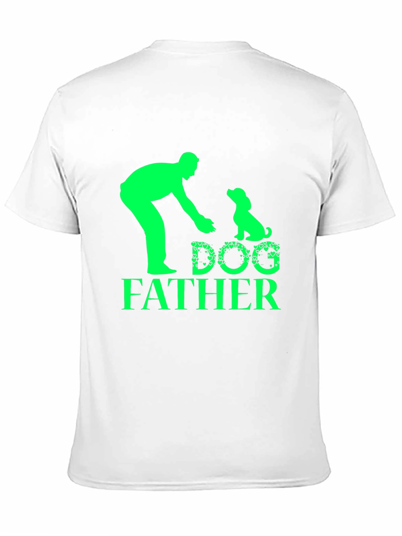 Dog Father Graphic Tee - Black