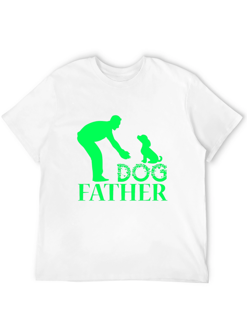 Dog Father Graphic Tee - Black