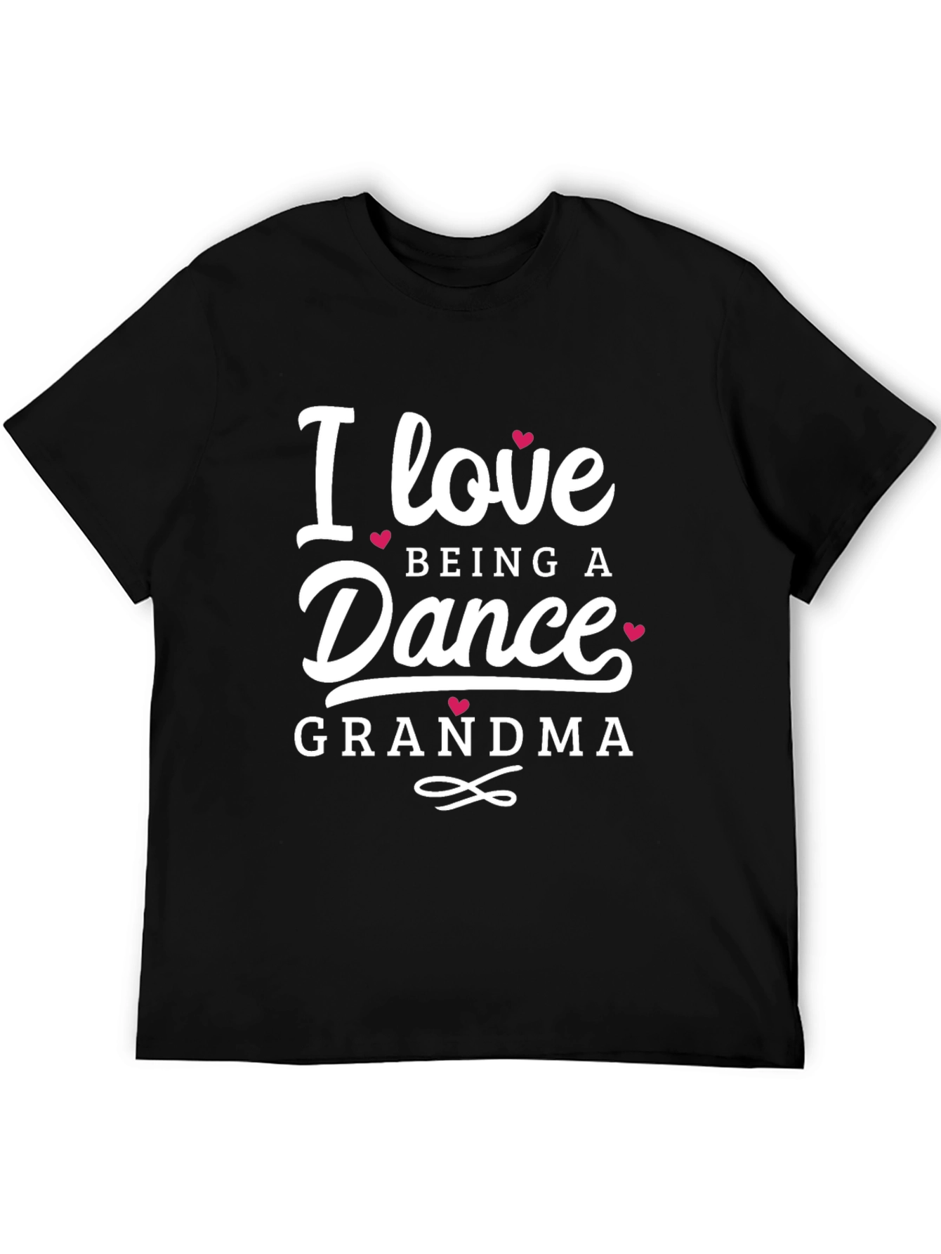 Dance Grandma Graphic T-Shirt - Black