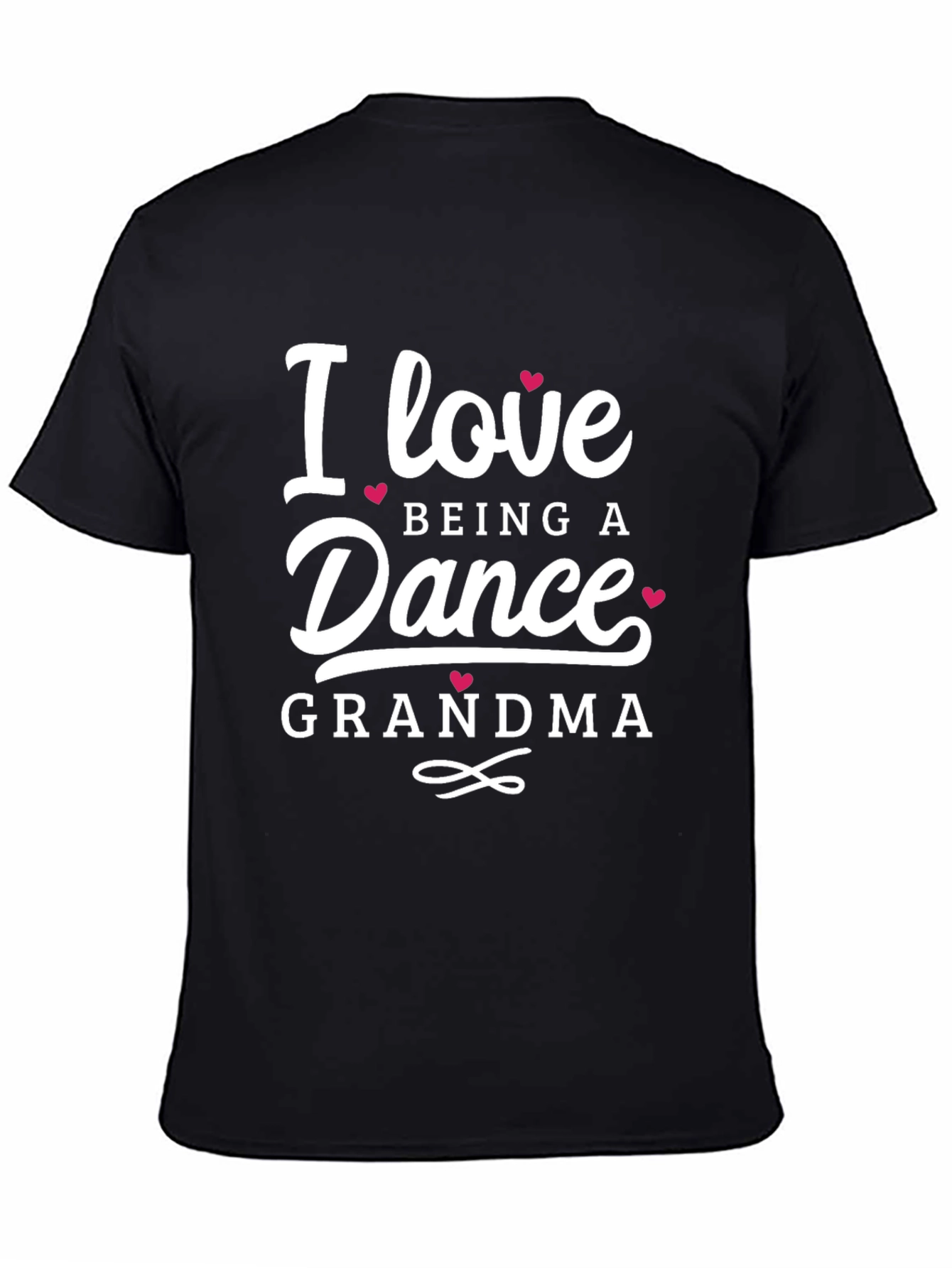 Dance Grandma Graphic T-Shirt - Black