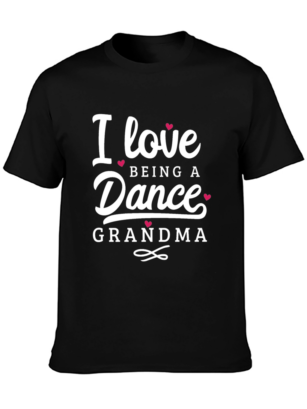 Dance Grandma Graphic T-Shirt - Black