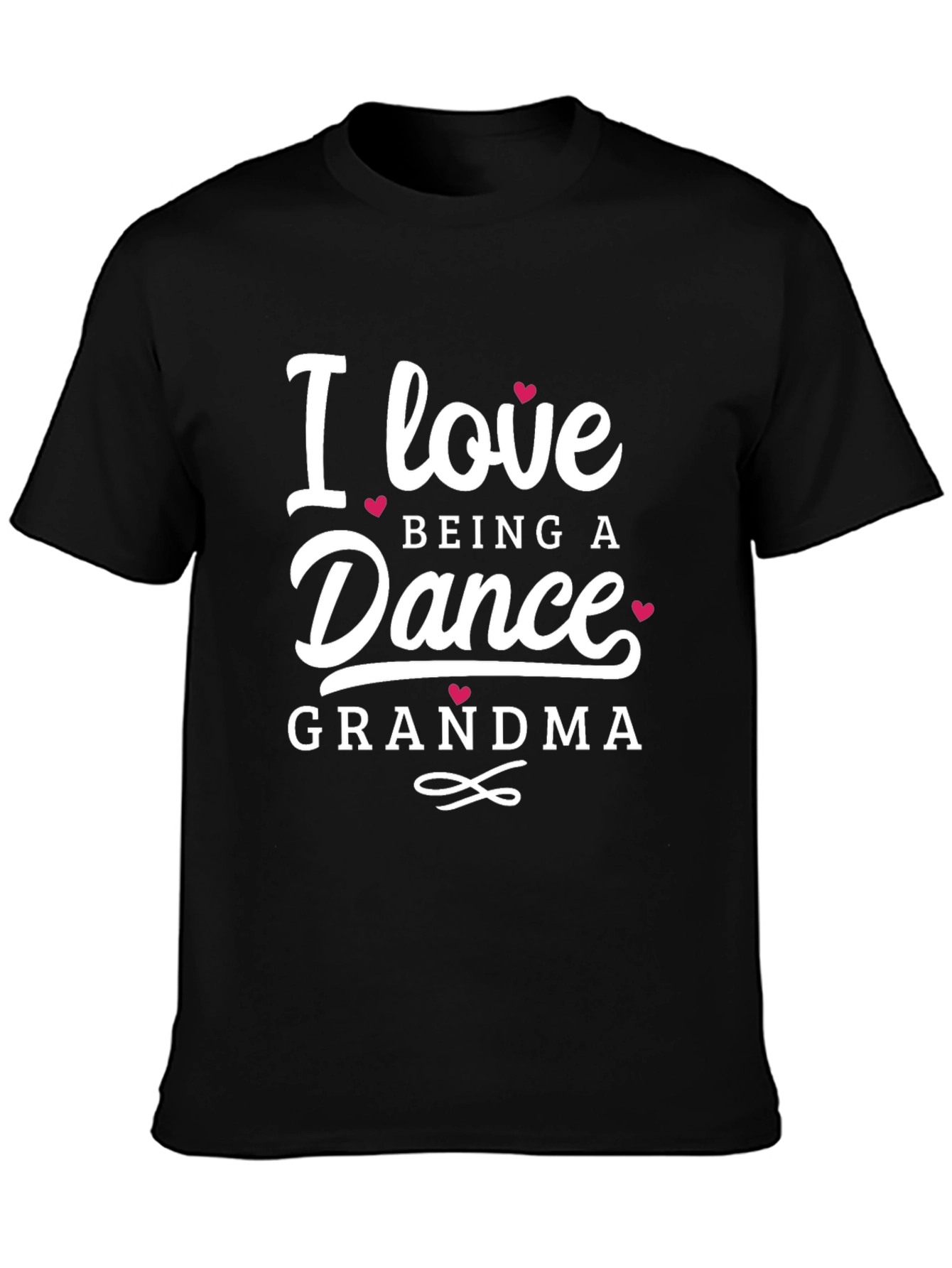 Dance Grandma Graphic T-Shirt - Black