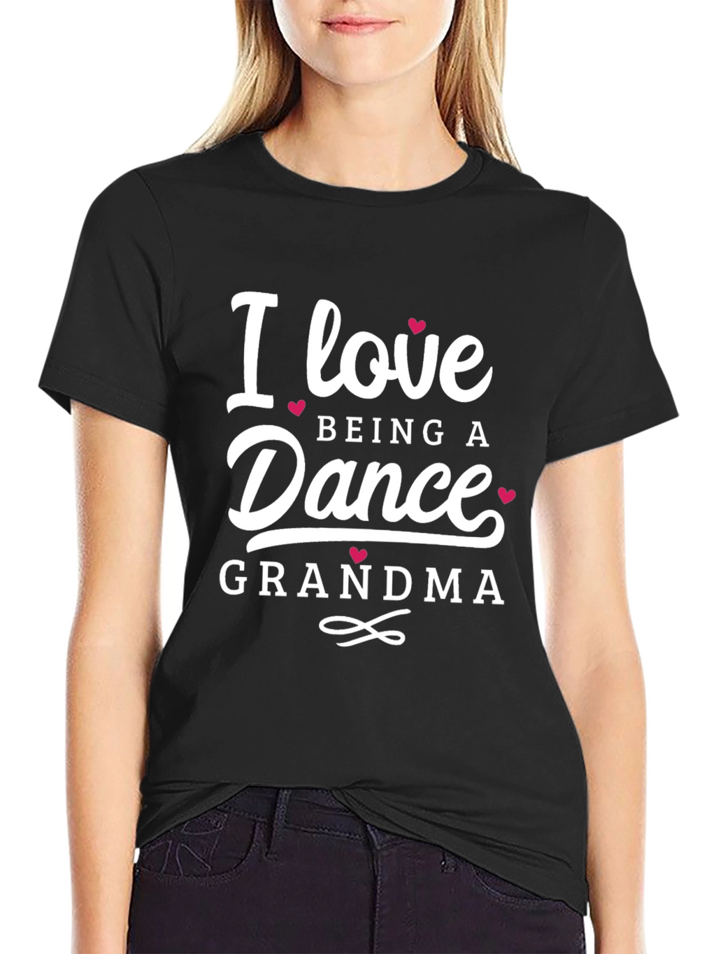 Dance Grandma Graphic T-Shirt - Black