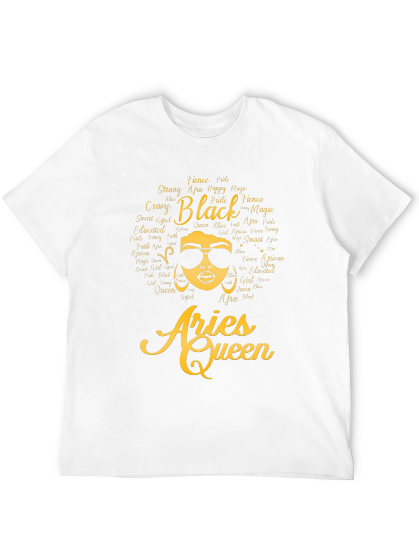 Aries Queen Black Pride T-Shirt
