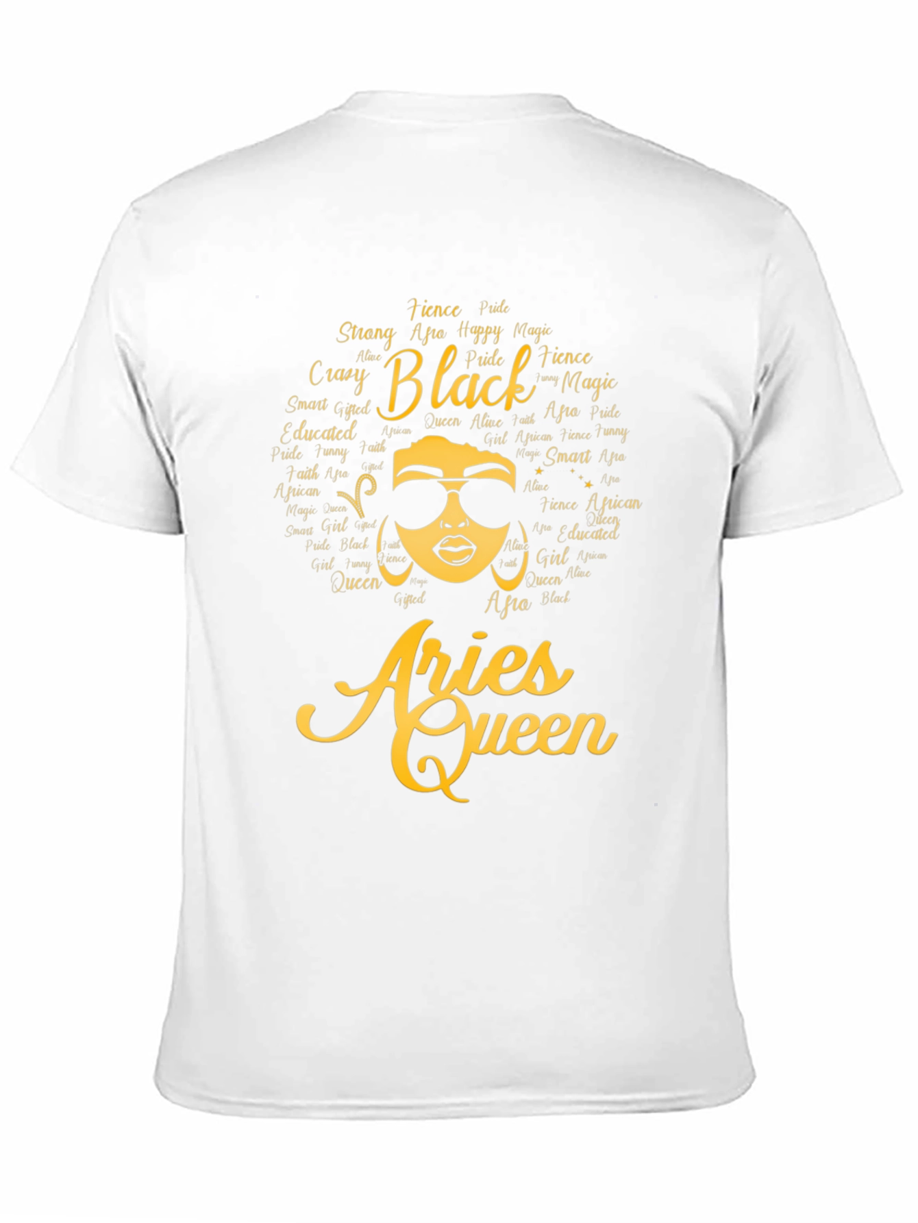 Aries Queen Black Pride T-Shirt