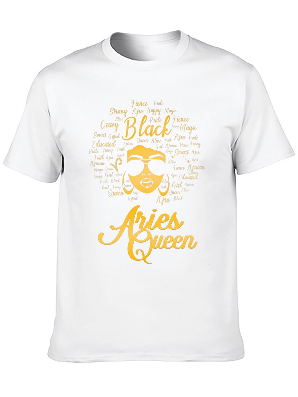 Aries Queen Black Pride T-Shirt