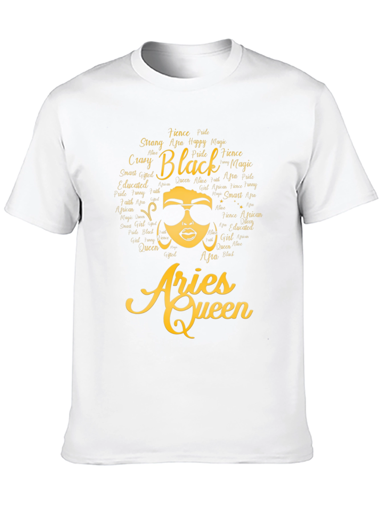 Aries Queen Black Pride T-Shirt