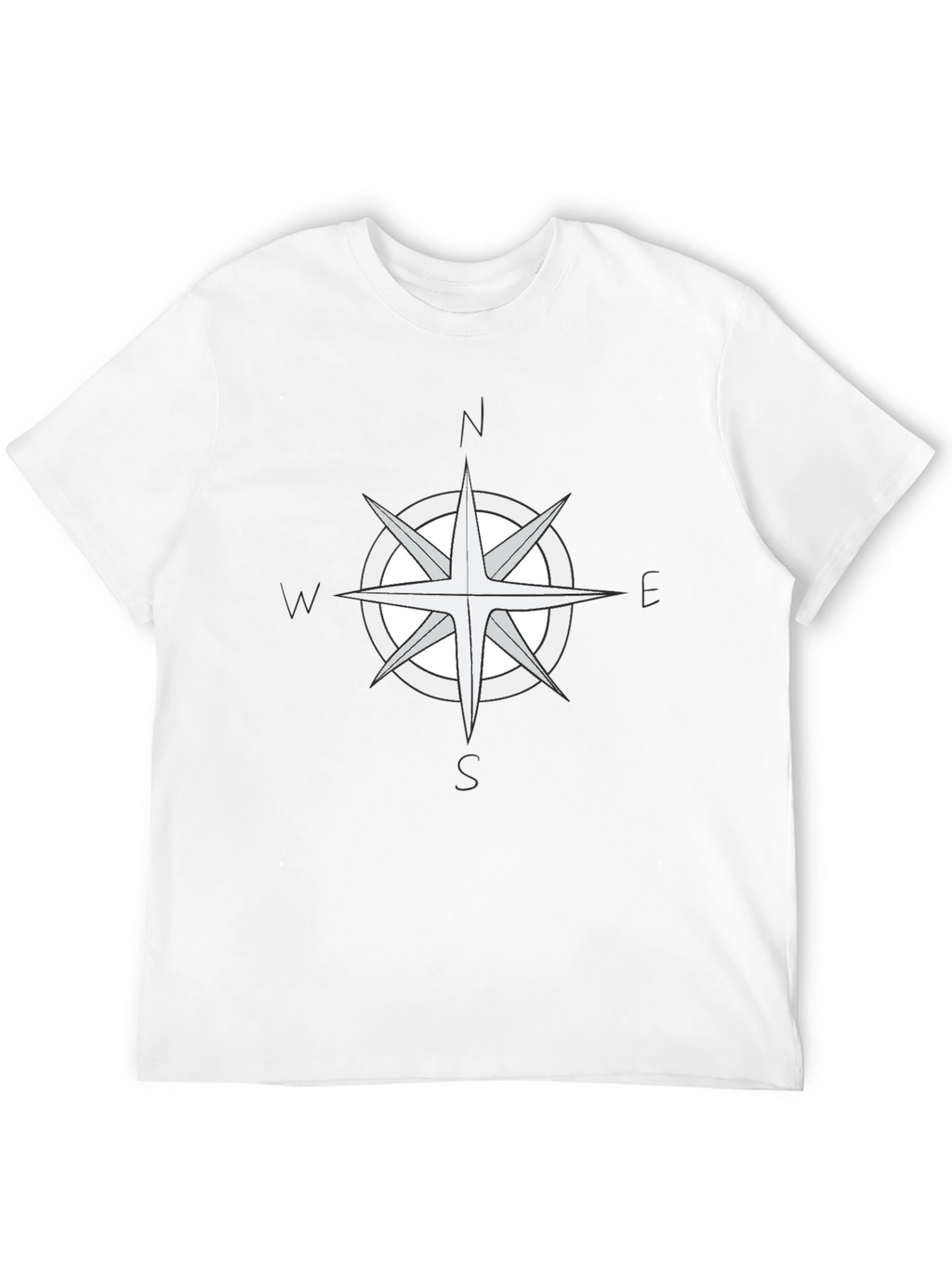 Compass Rose Graphic Tee - Black T-Shirt