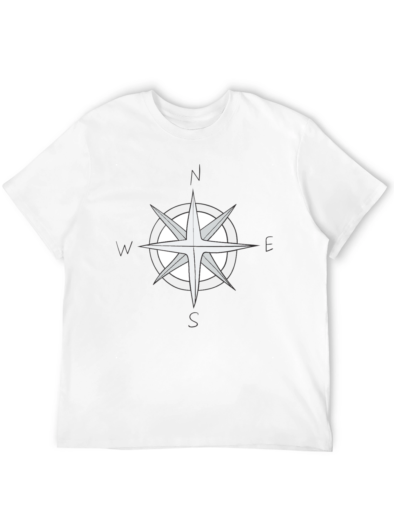 Compass Rose Graphic Tee - Black T-Shirt
