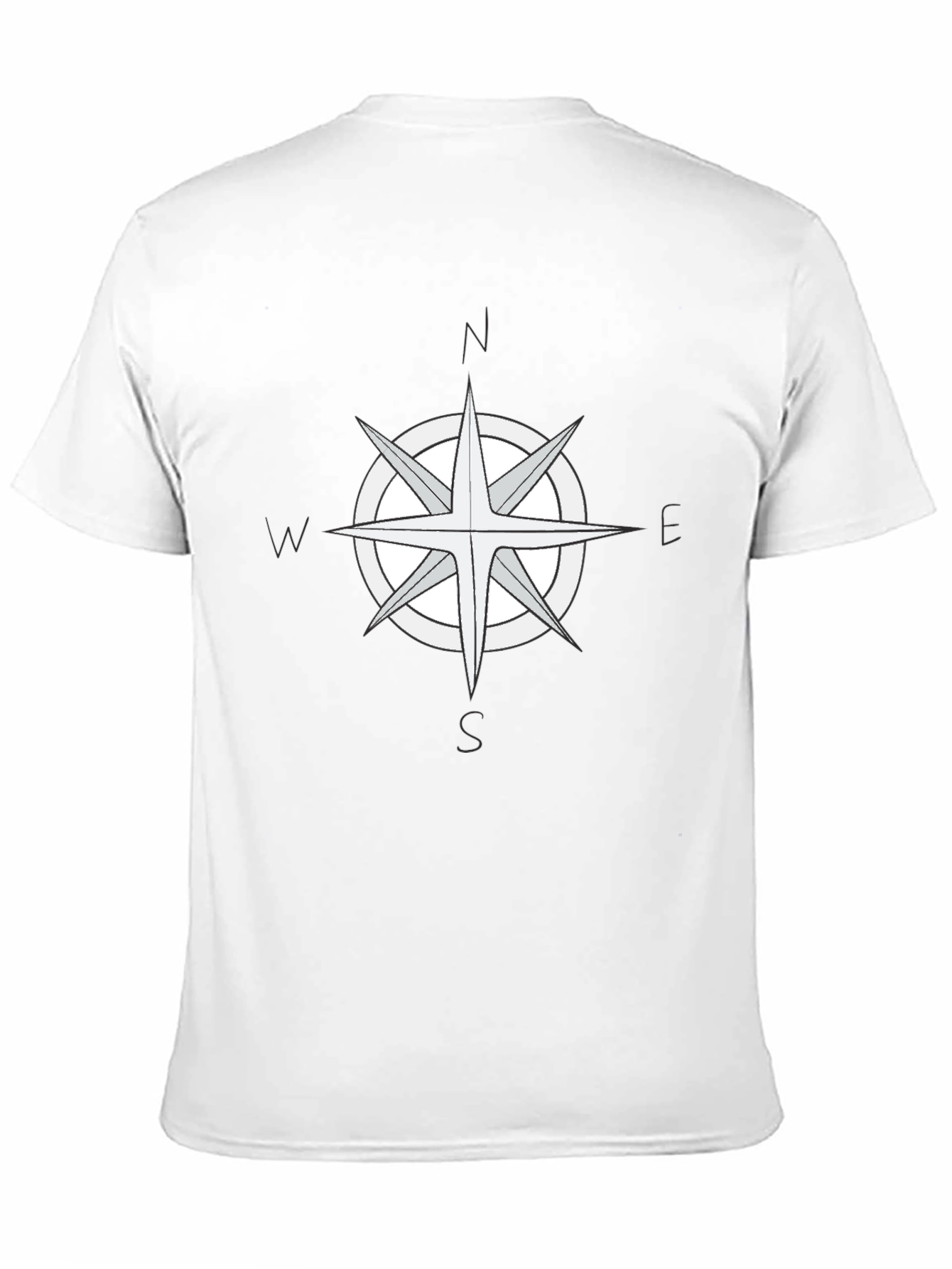 Compass Rose Graphic Tee - Black T-Shirt