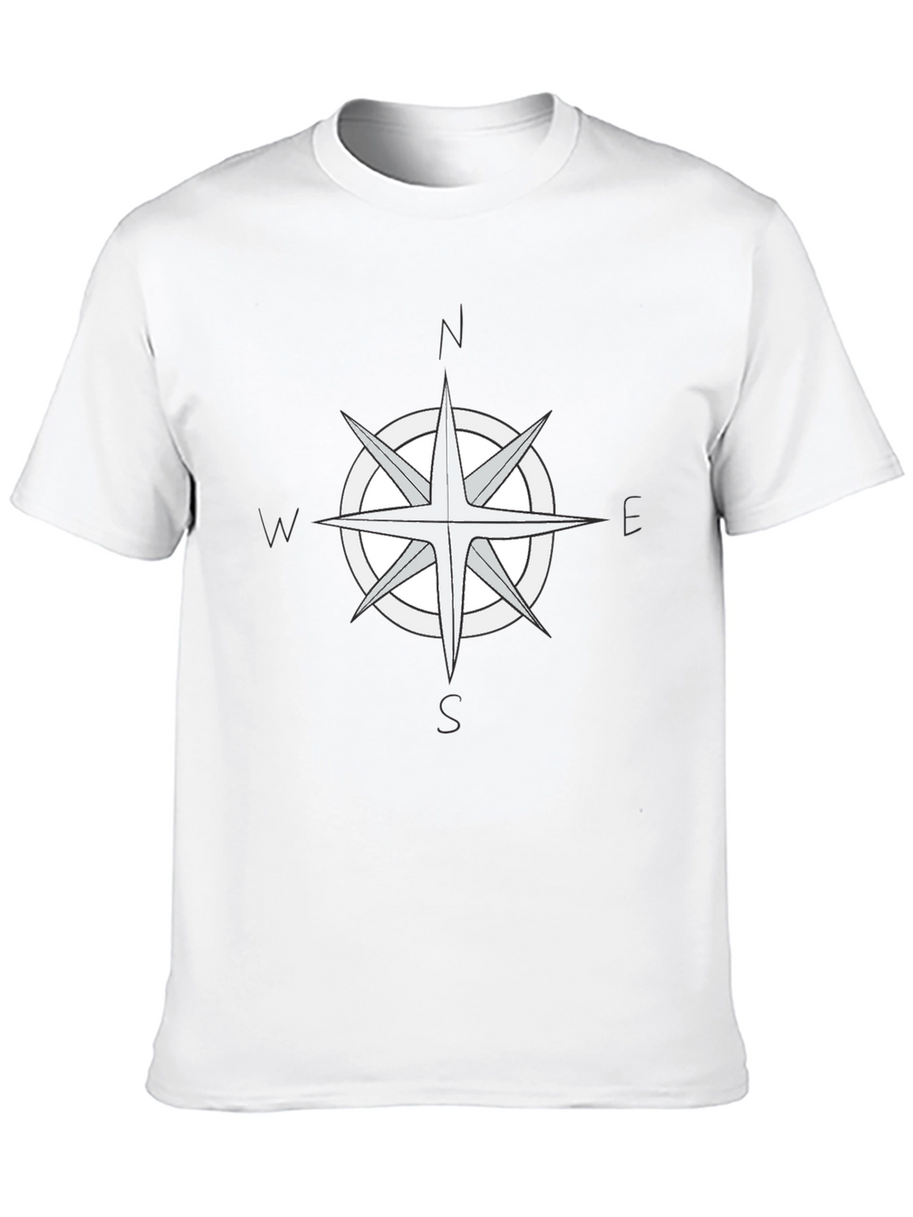 Compass Rose Graphic Tee - Black T-Shirt