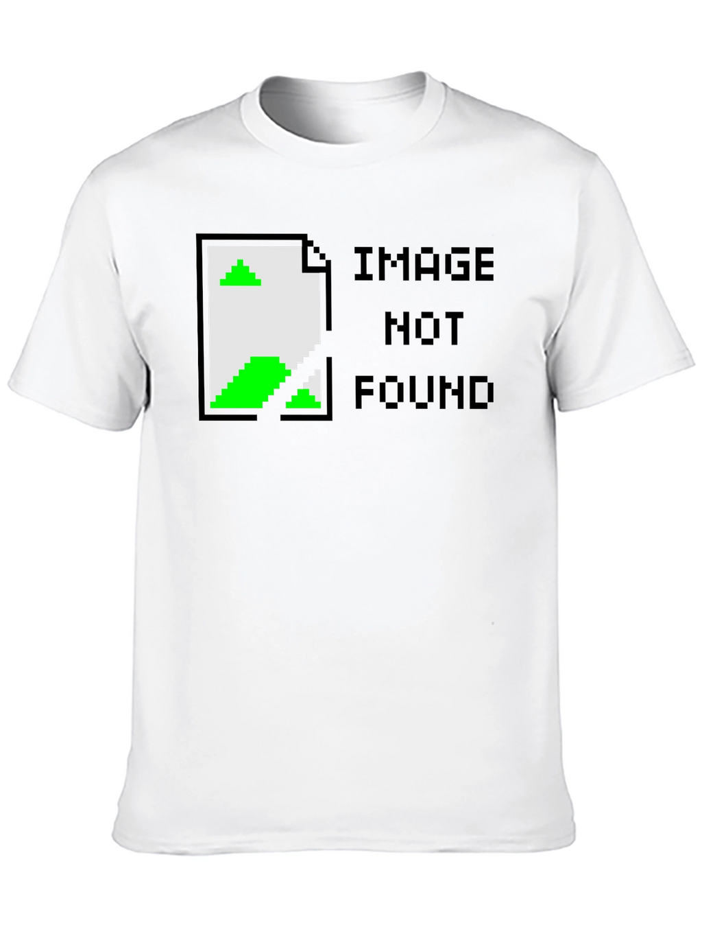 Image Not Found Graphic Tee - Black
