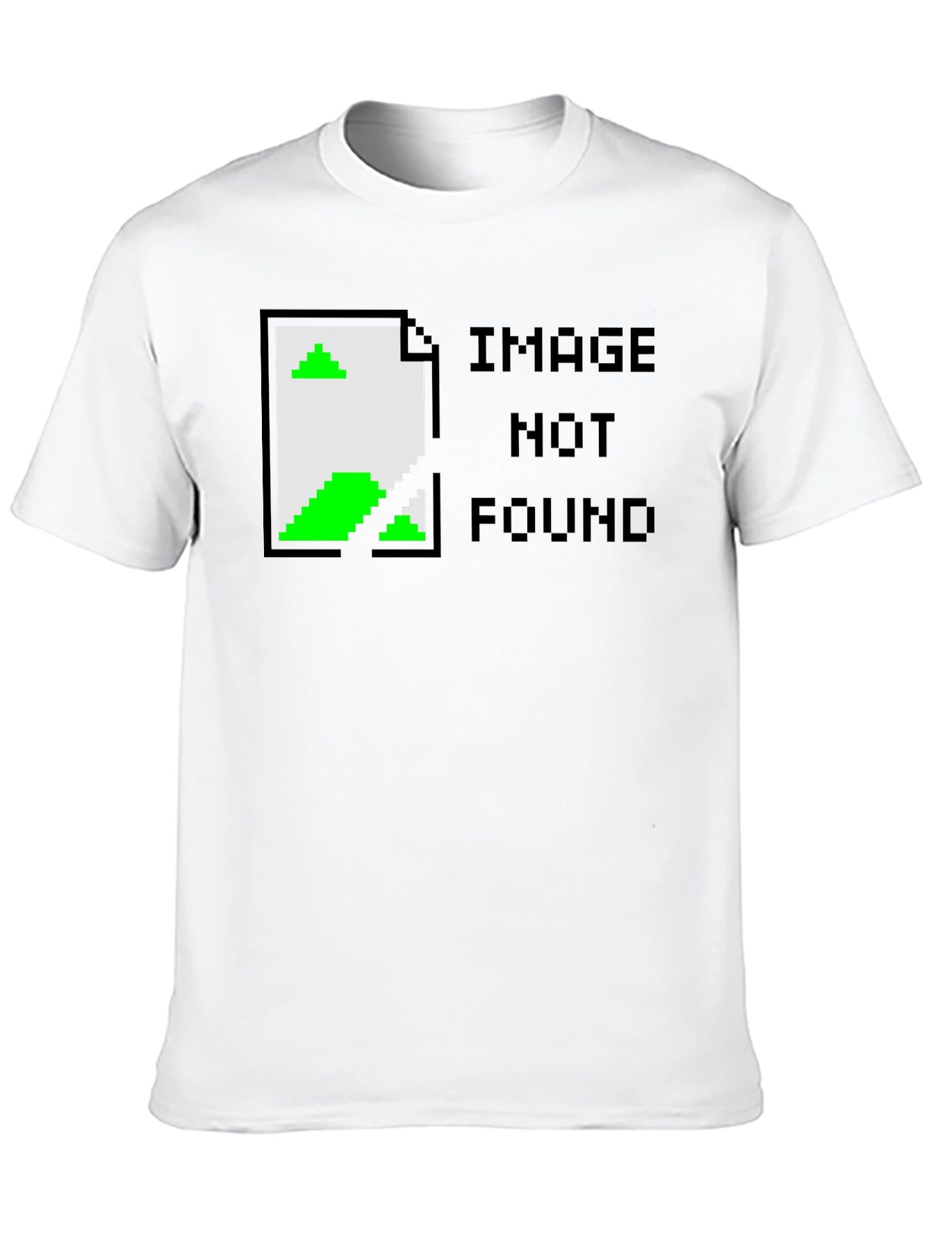 Image Not Found Graphic Tee - Black