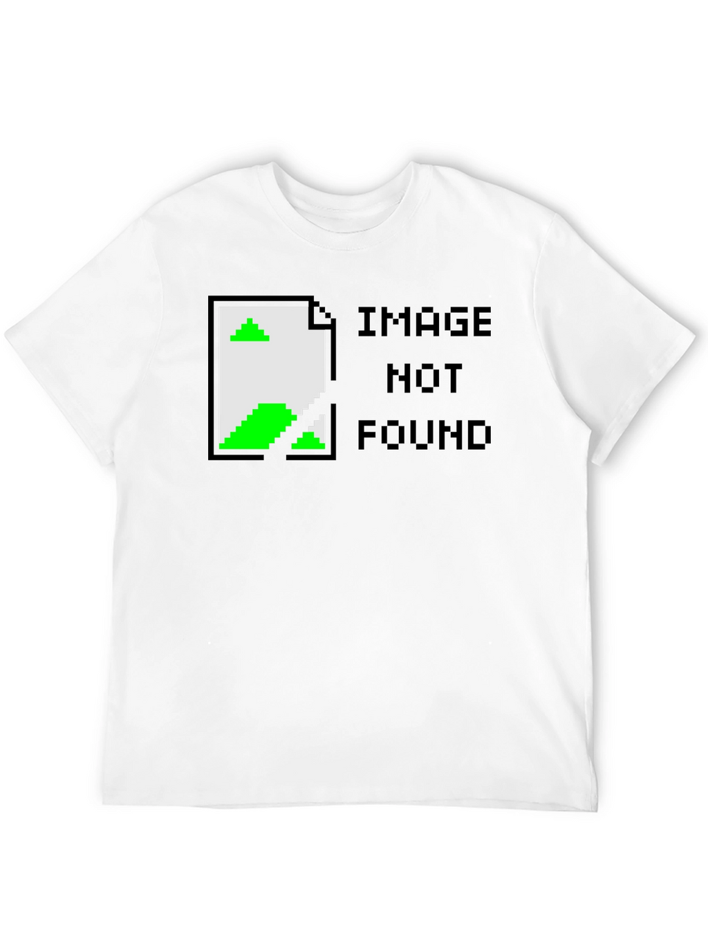 Image Not Found Graphic Tee - Black