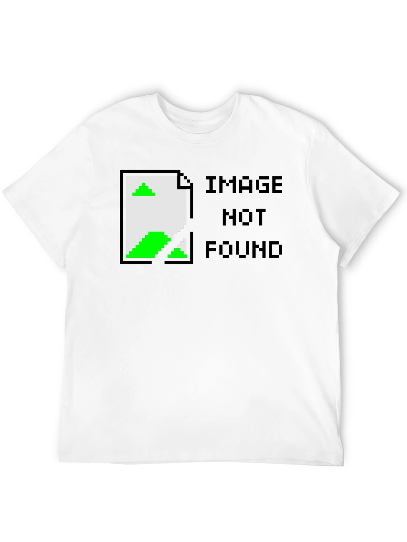 Image Not Found Graphic Tee - Black