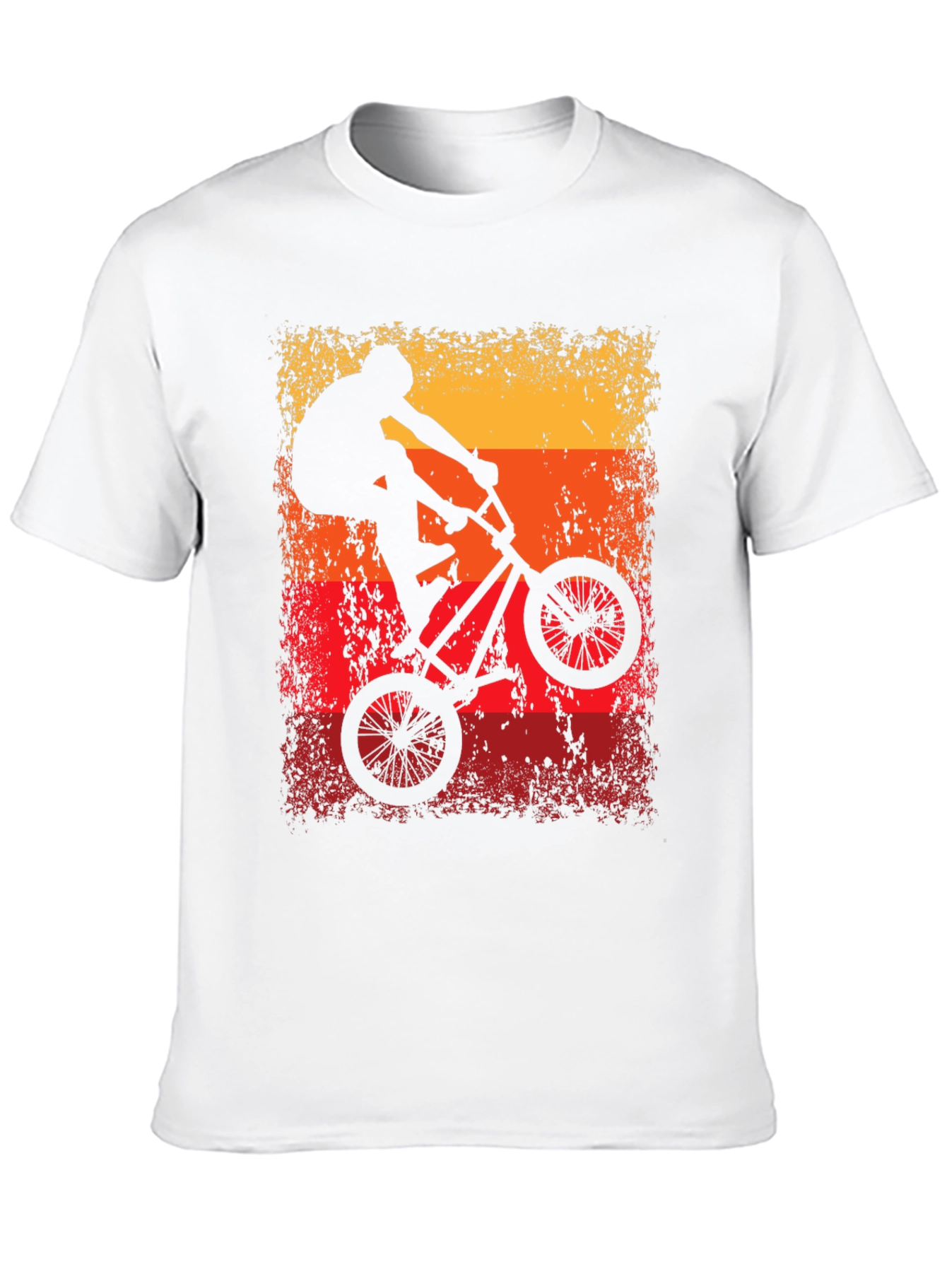 BMX Rider T-Shirt - Black Cotton Graphic Tee