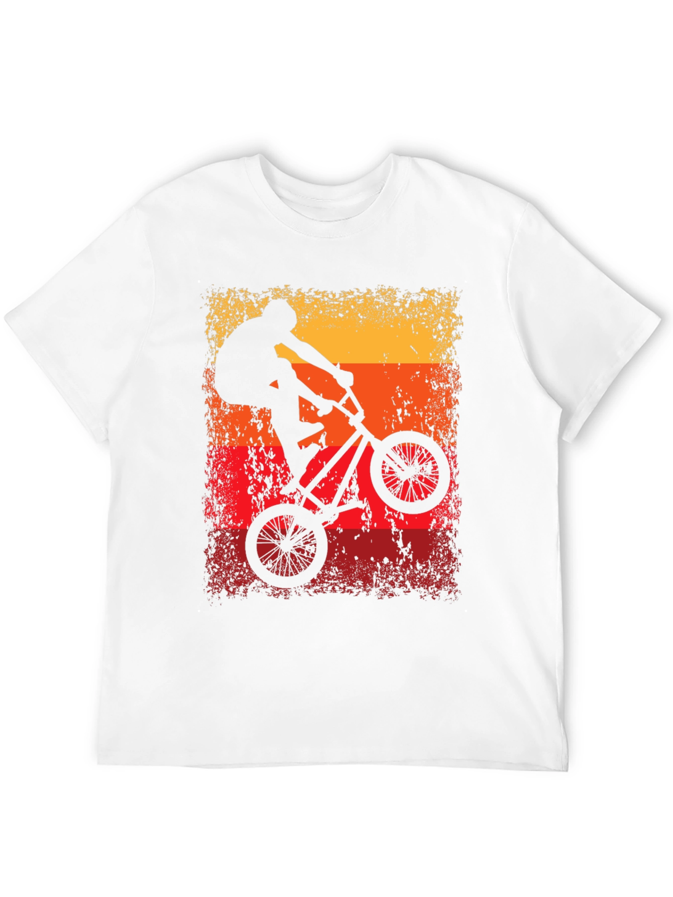 BMX Rider T-Shirt - Black Cotton Graphic Tee