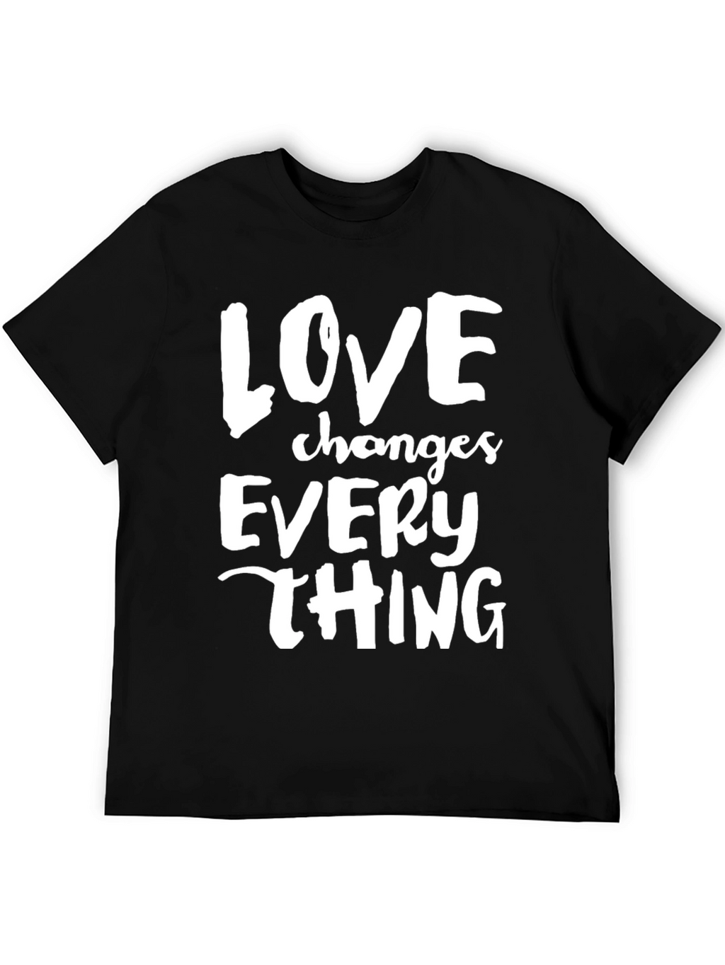 Love Changes Everything Graphic Tee - Black
