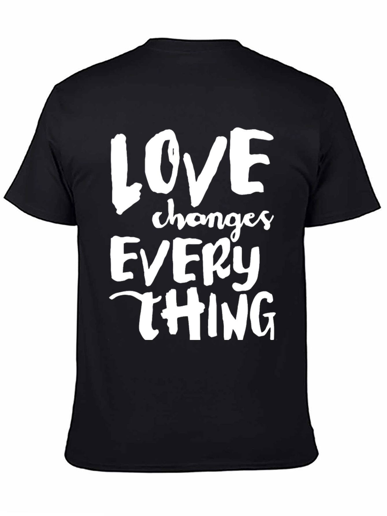 Love Changes Everything Graphic Tee - Black