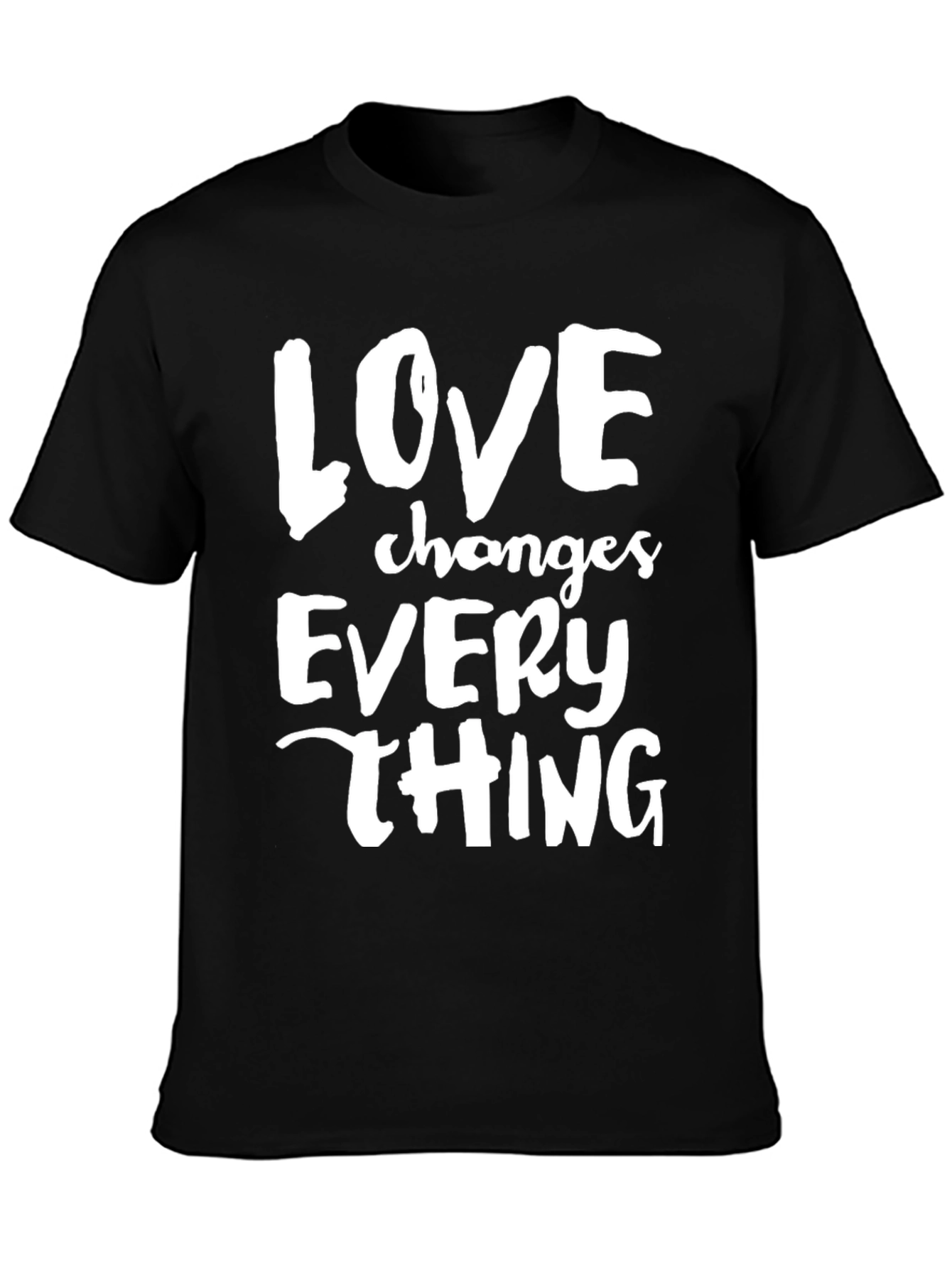Love Changes Everything Graphic Tee - Black