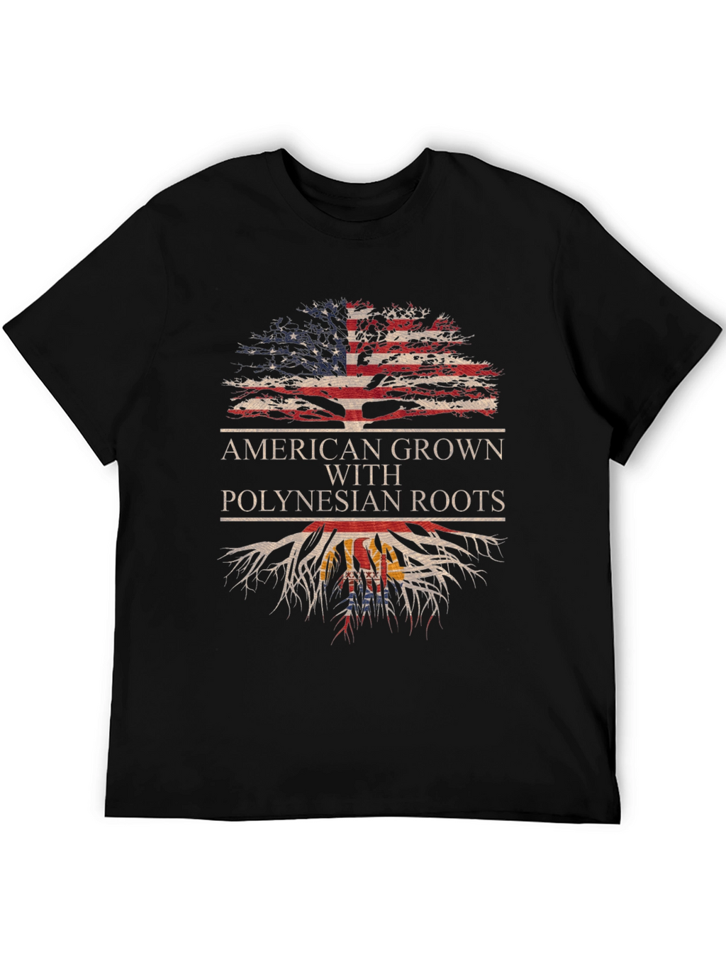 American Grown Polynesian Roots T-Shirt