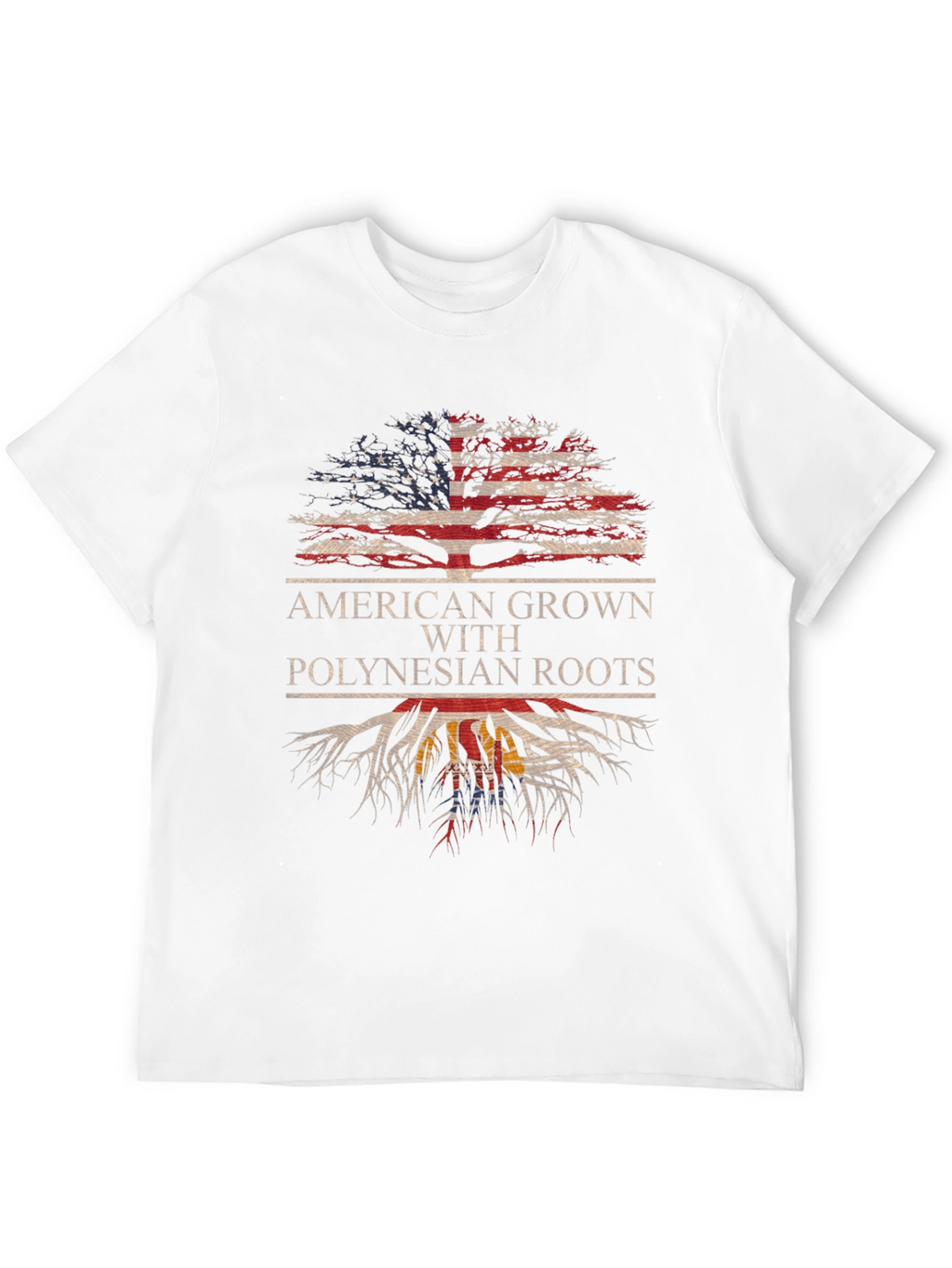 American Grown Polynesian Roots T-Shirt