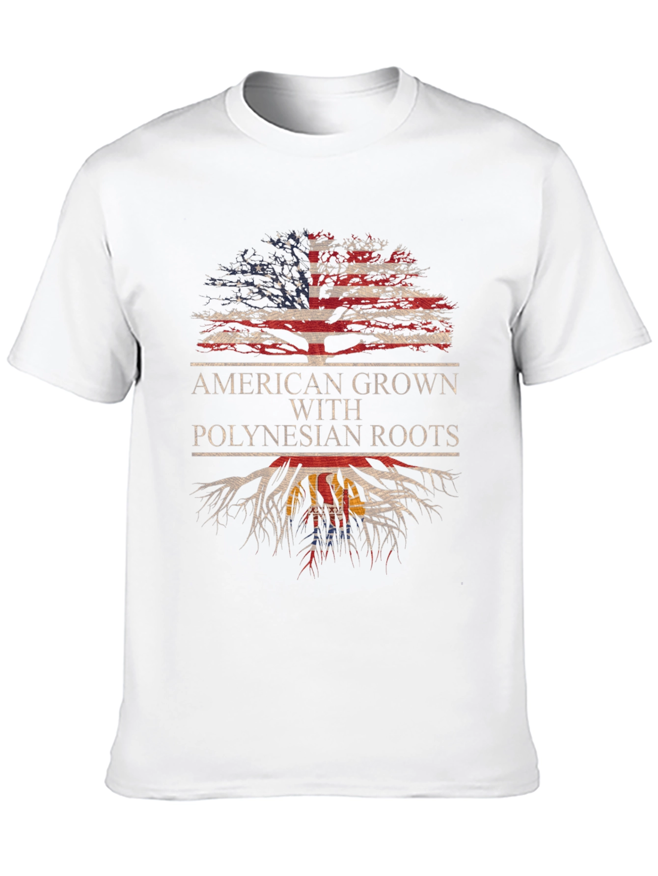 American Grown Polynesian Roots T-Shirt