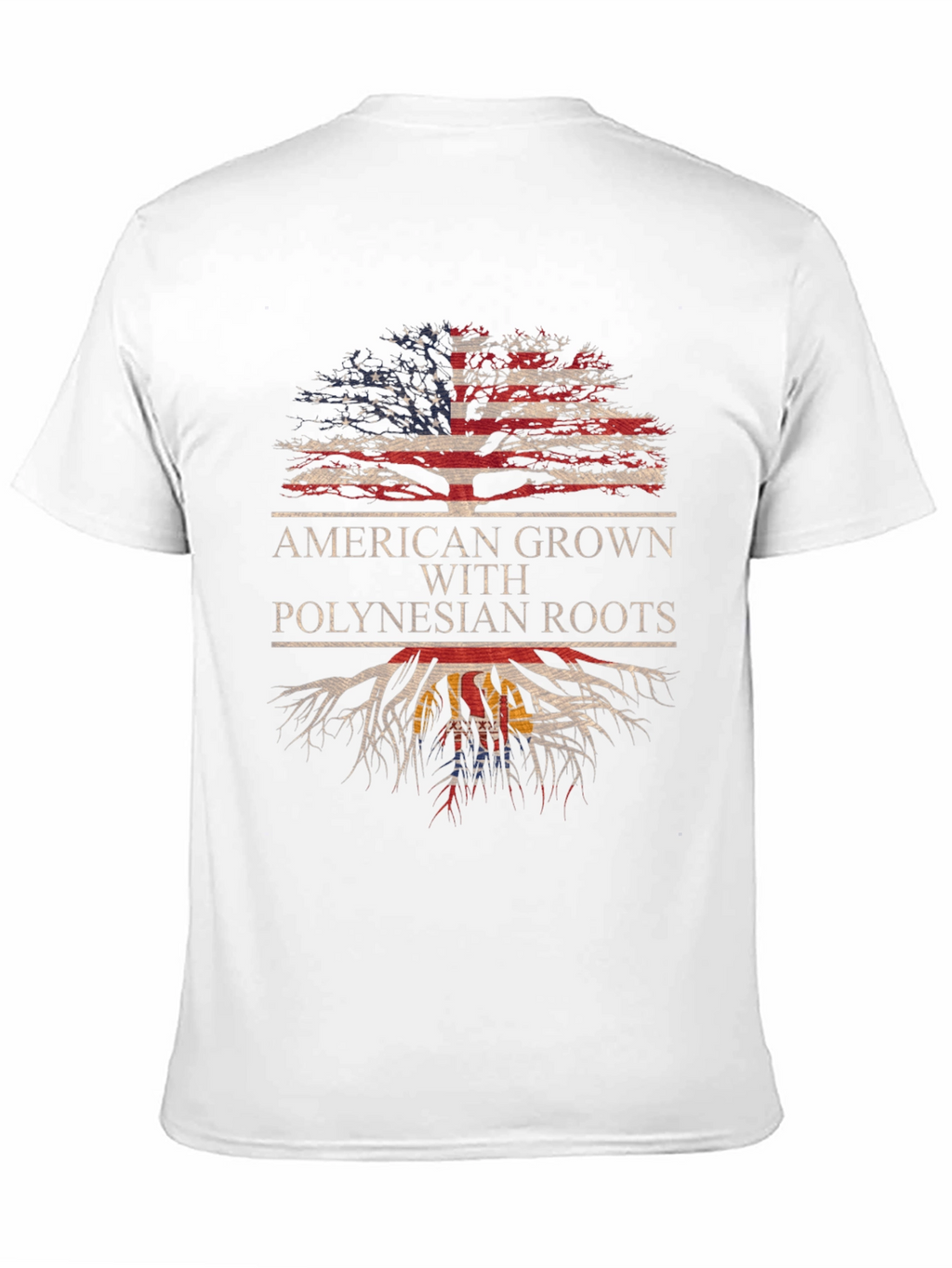 American Grown Polynesian Roots T-Shirt