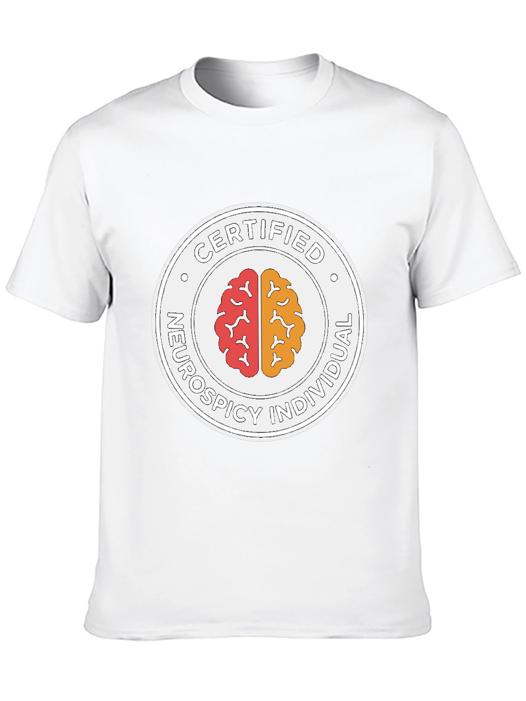Certified Neurospicy Individual Black T-Shirt